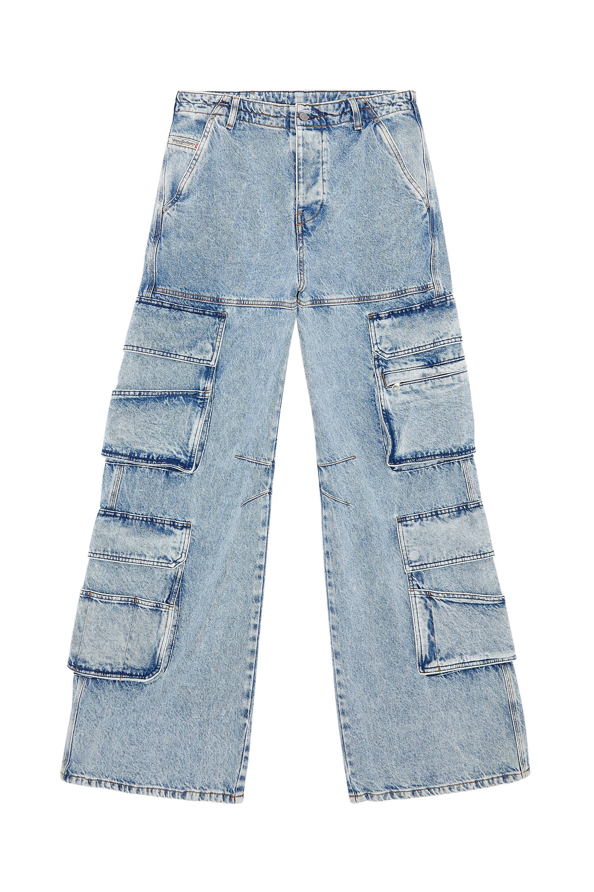 Diesel - Woman's Relaxed Jeans 1996 D-Sire 0NJAA, Light Blue - 5