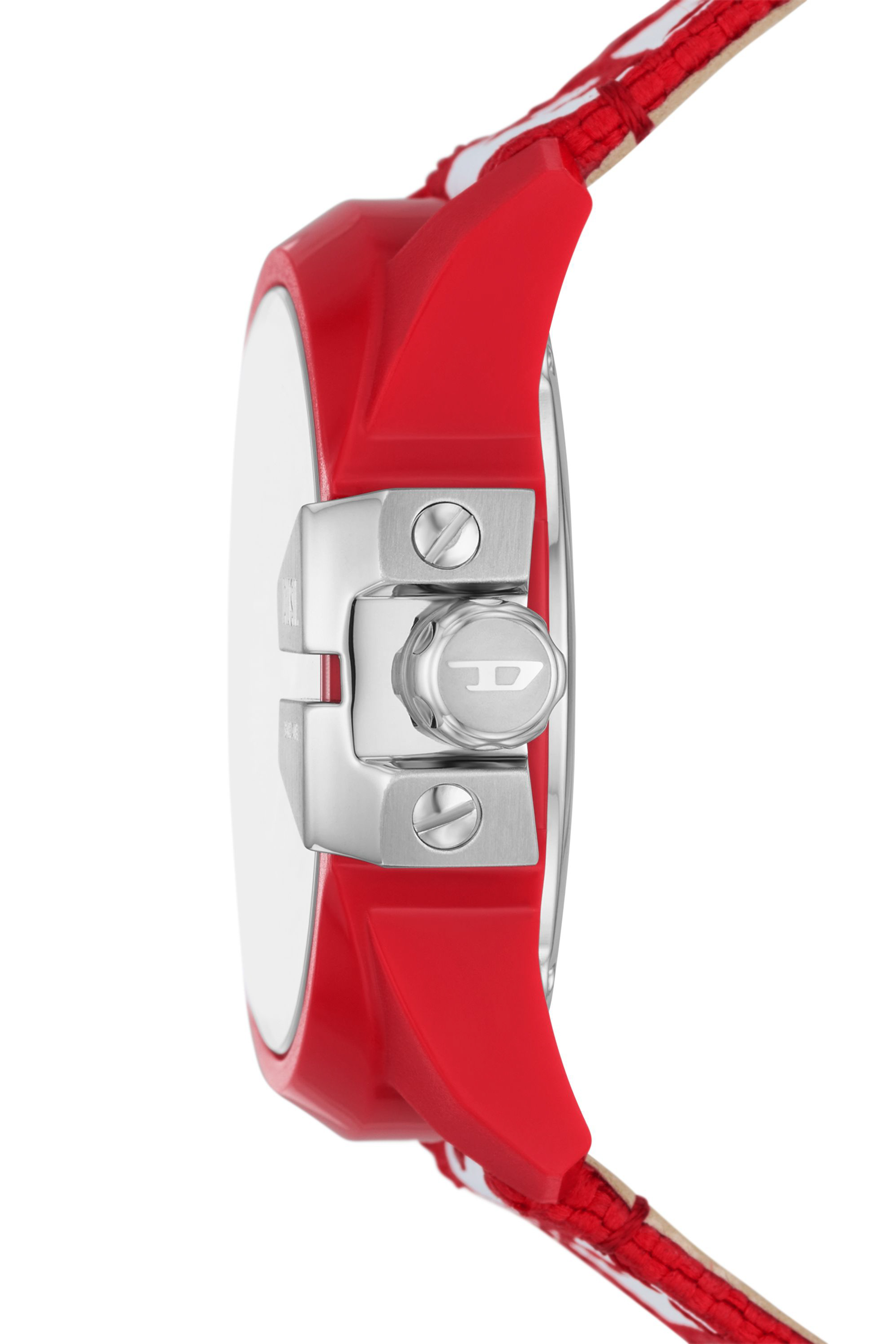 Diesel - DZ4619, Man's Baby Chief Solar Red watch in Red/White - 3