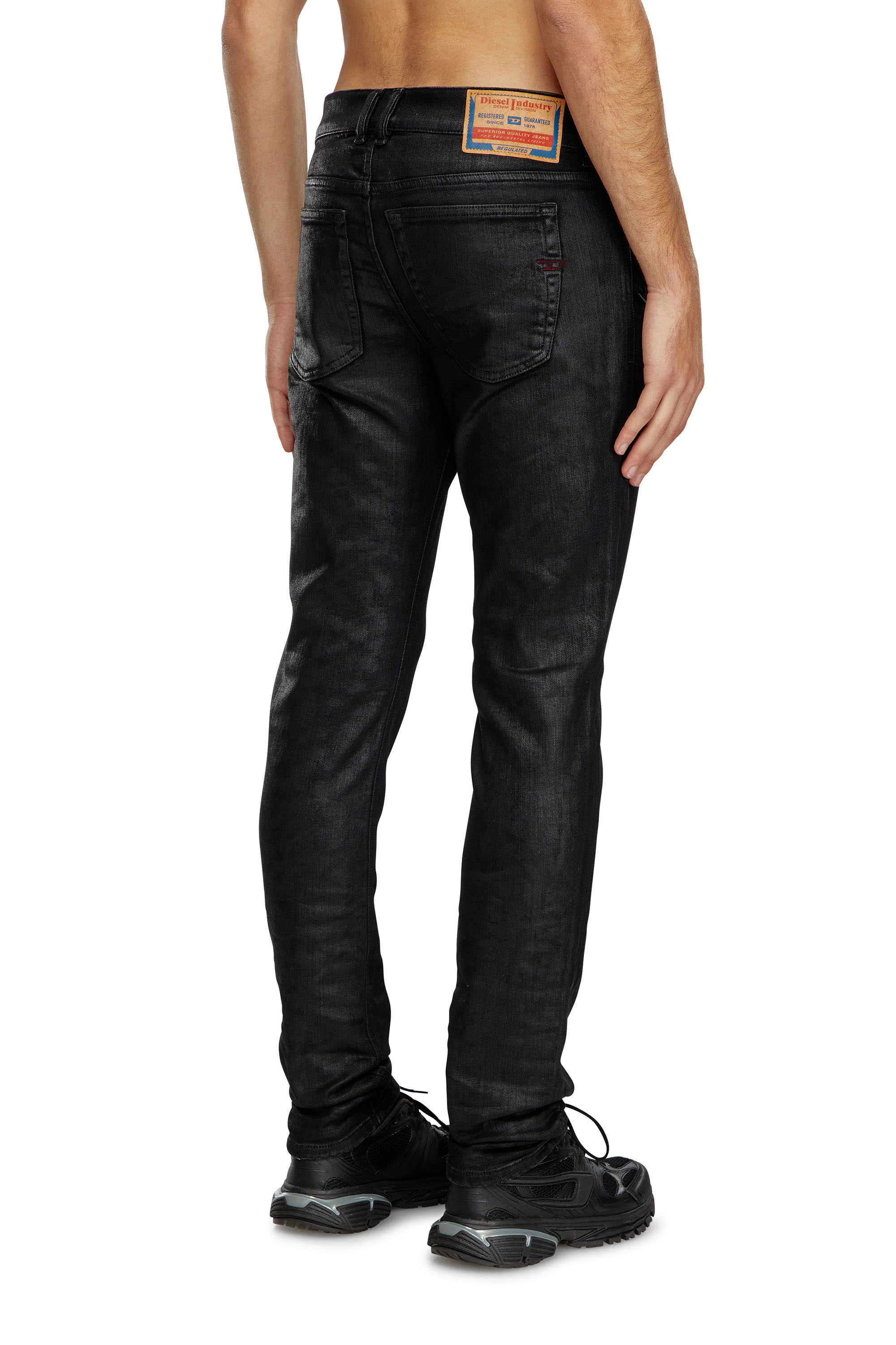 Diesel - Man's Skinny Jeans 1979 Sleenker 09J30, Black/Dark grey - 3