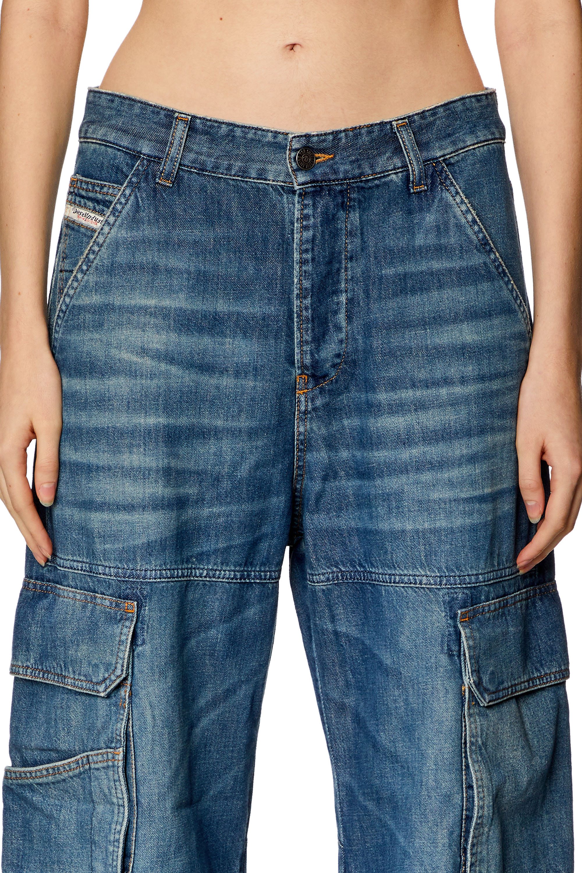 Diesel - Relaxed Jeans 1996 D-Sire 0NJAN Mujer, Azul Claro - 5