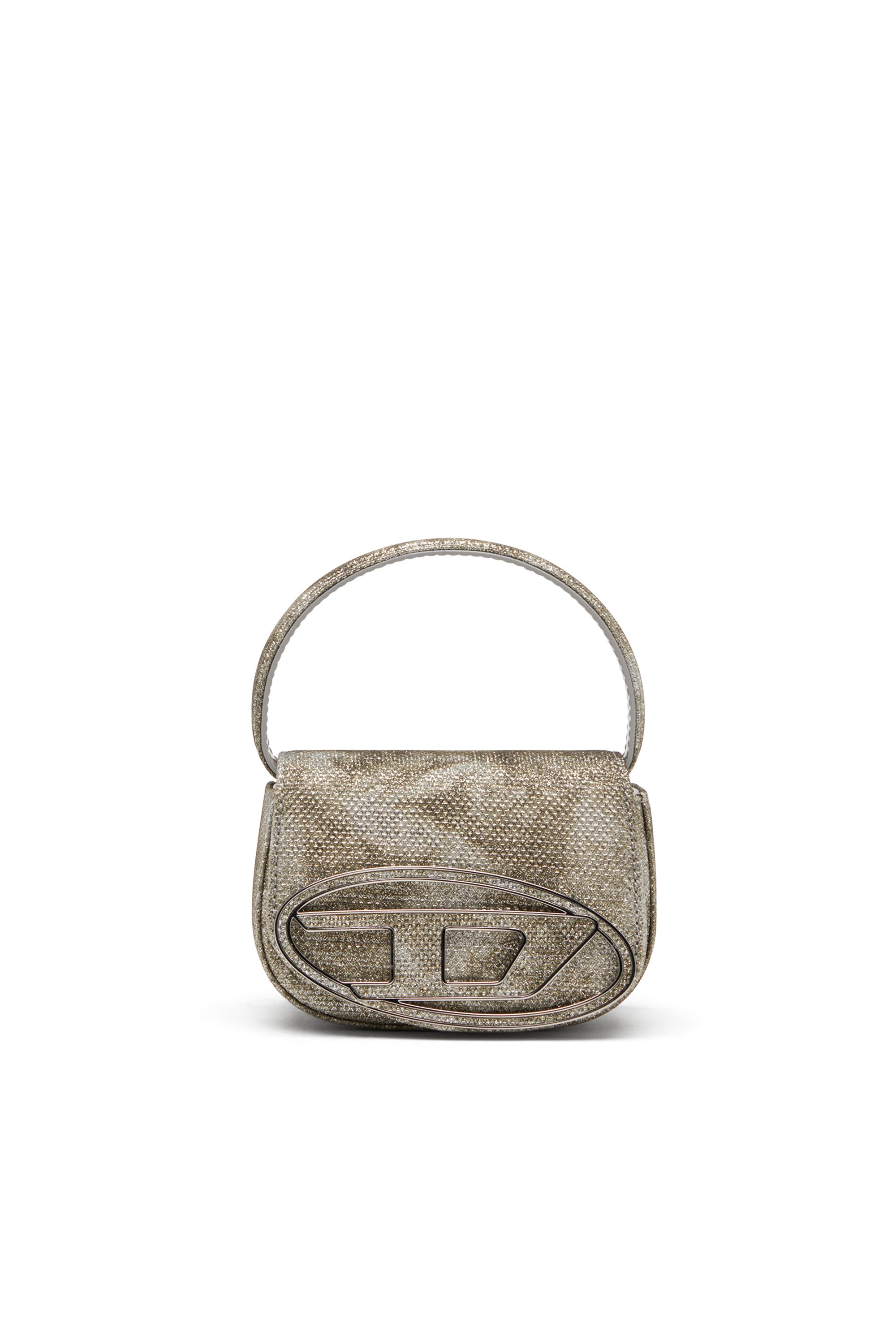 Diesel - 1DR XS, Minibolso icónico de tejido brillante Mujer in Verde - 1