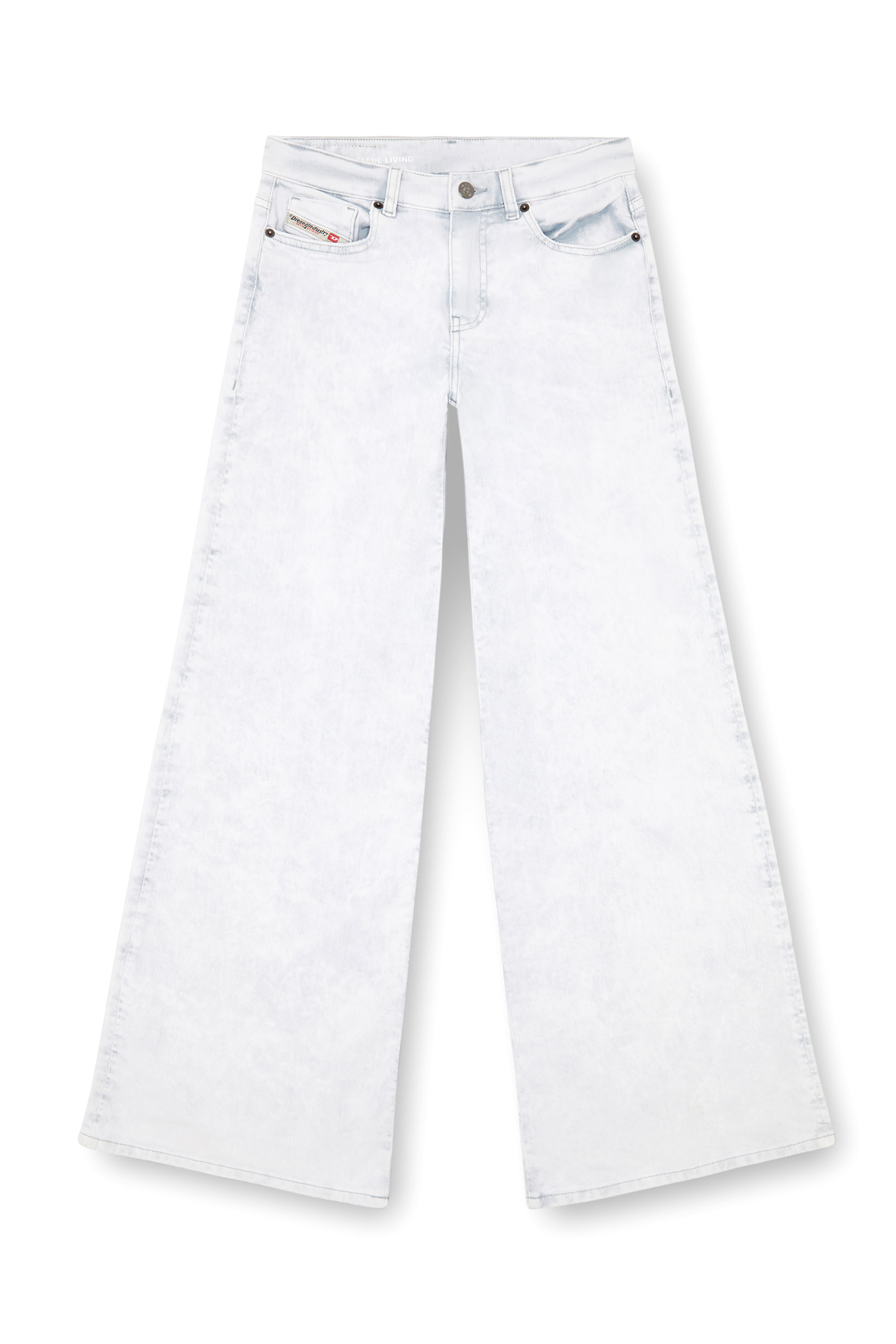 Diesel - Flare Jeans 1978 D-Akemi 0GRDL Mujer, Azul Claro - 3