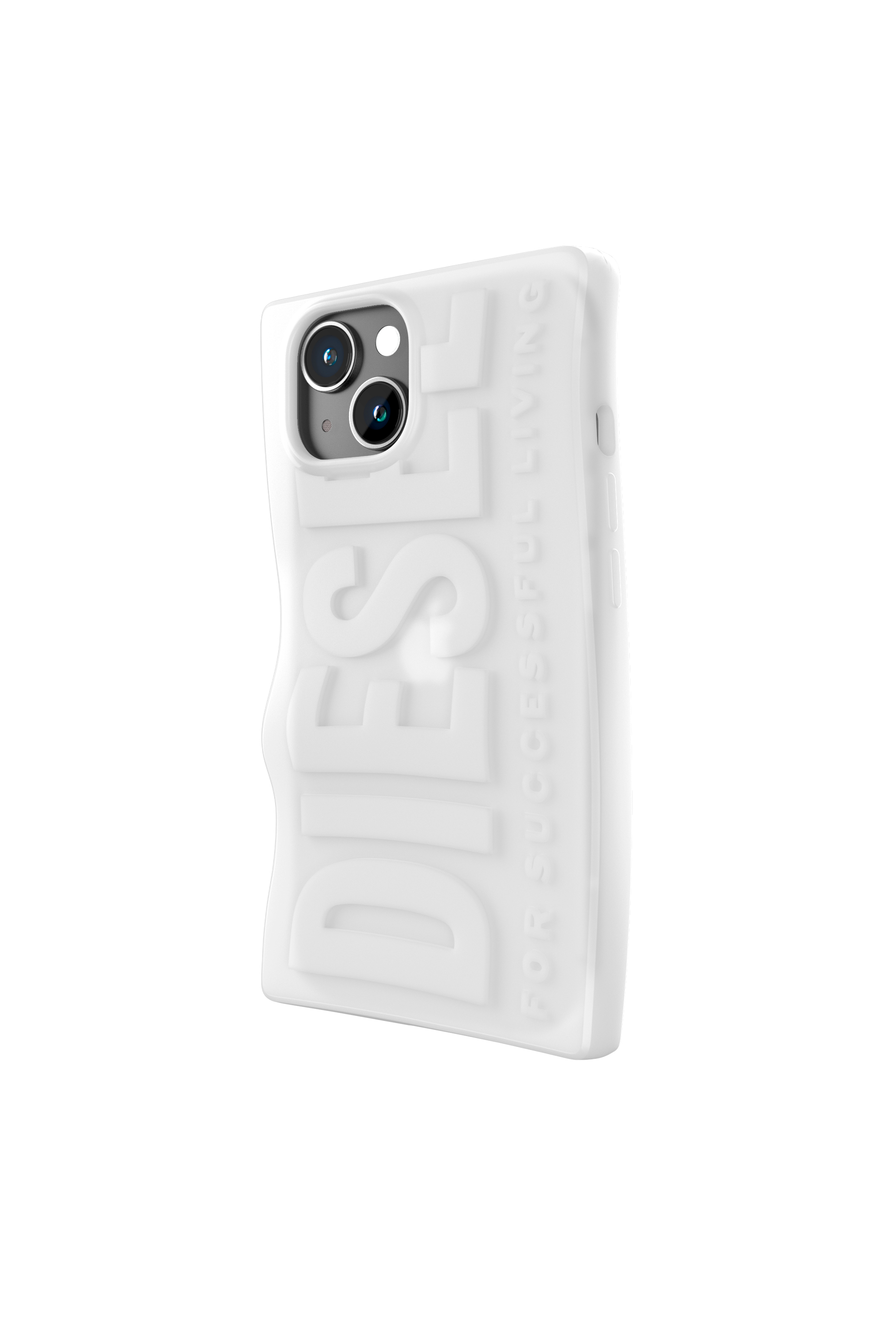 Diesel - 54123 MOULDED CASE, Funda D By iP15 Unisex in Blanco - 4