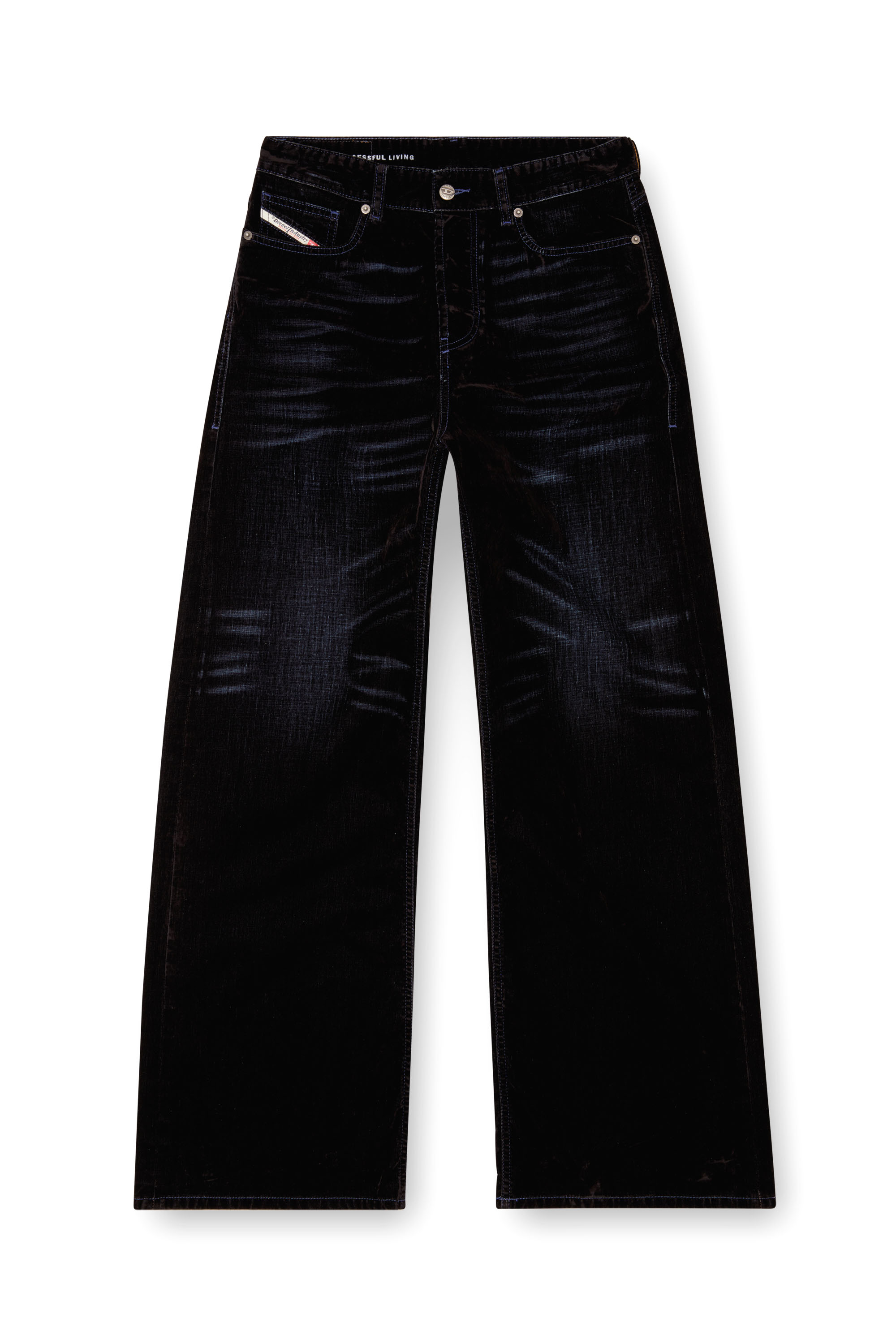 Diesel - Relaxed Jeans 1996 D-Sire 068QY Mujer, Azul Oscuro - 3