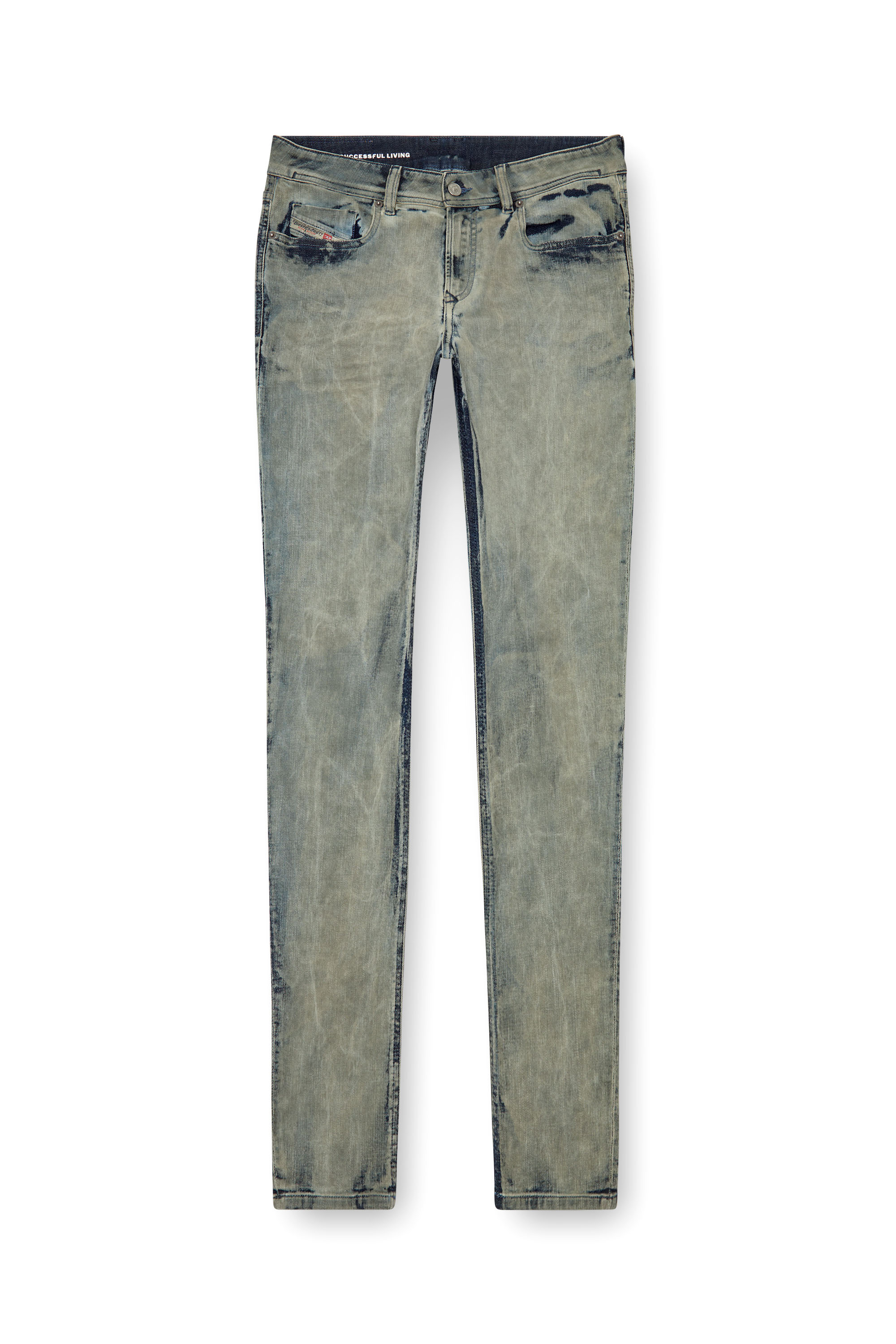 Diesel - Skinny Jeans 1979 Sleenker 068ND Hombre, Azul Oscuro - 3