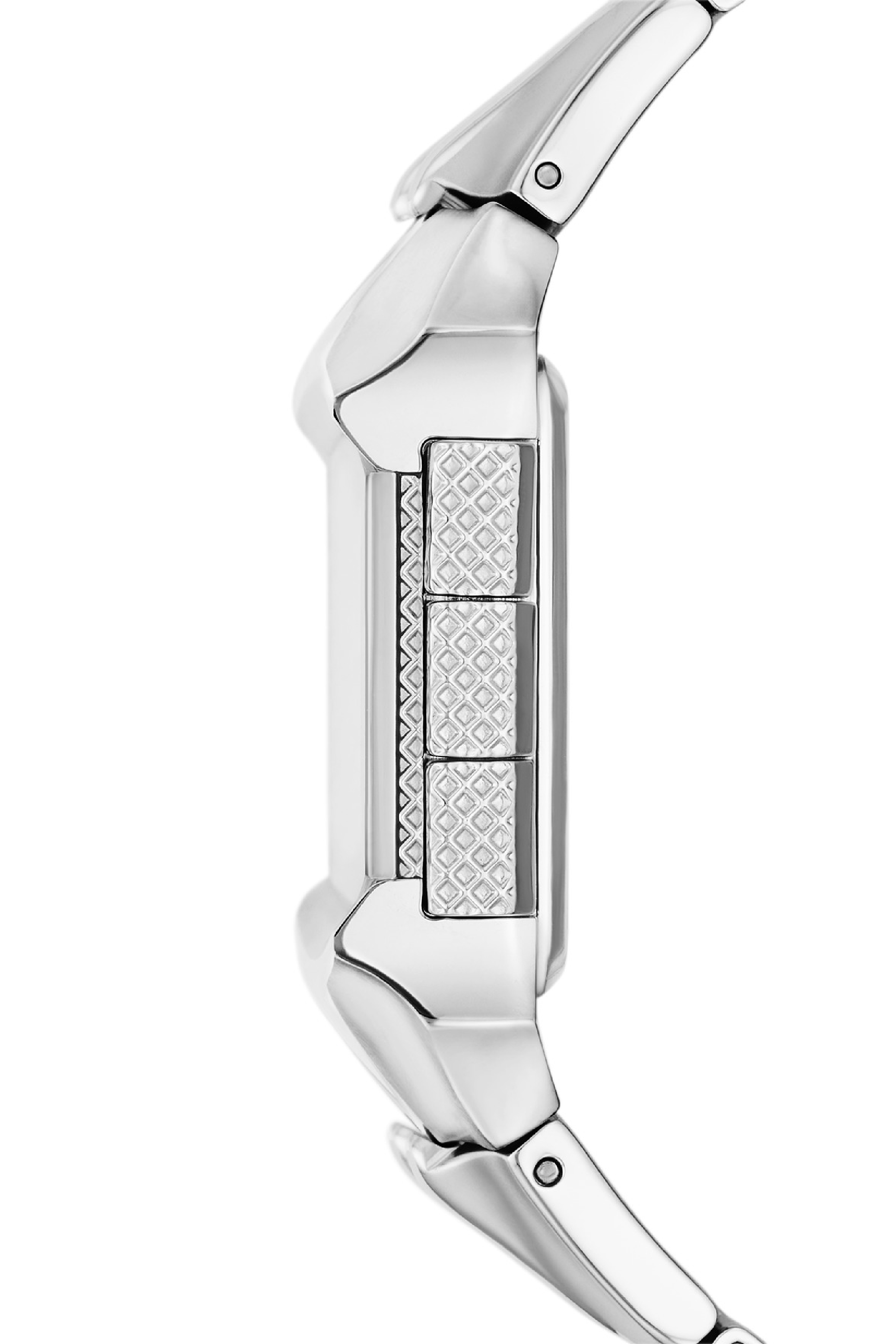 Diesel - DZ2155, Unisex's Croco Digital stainless steel watch in Silver - 3