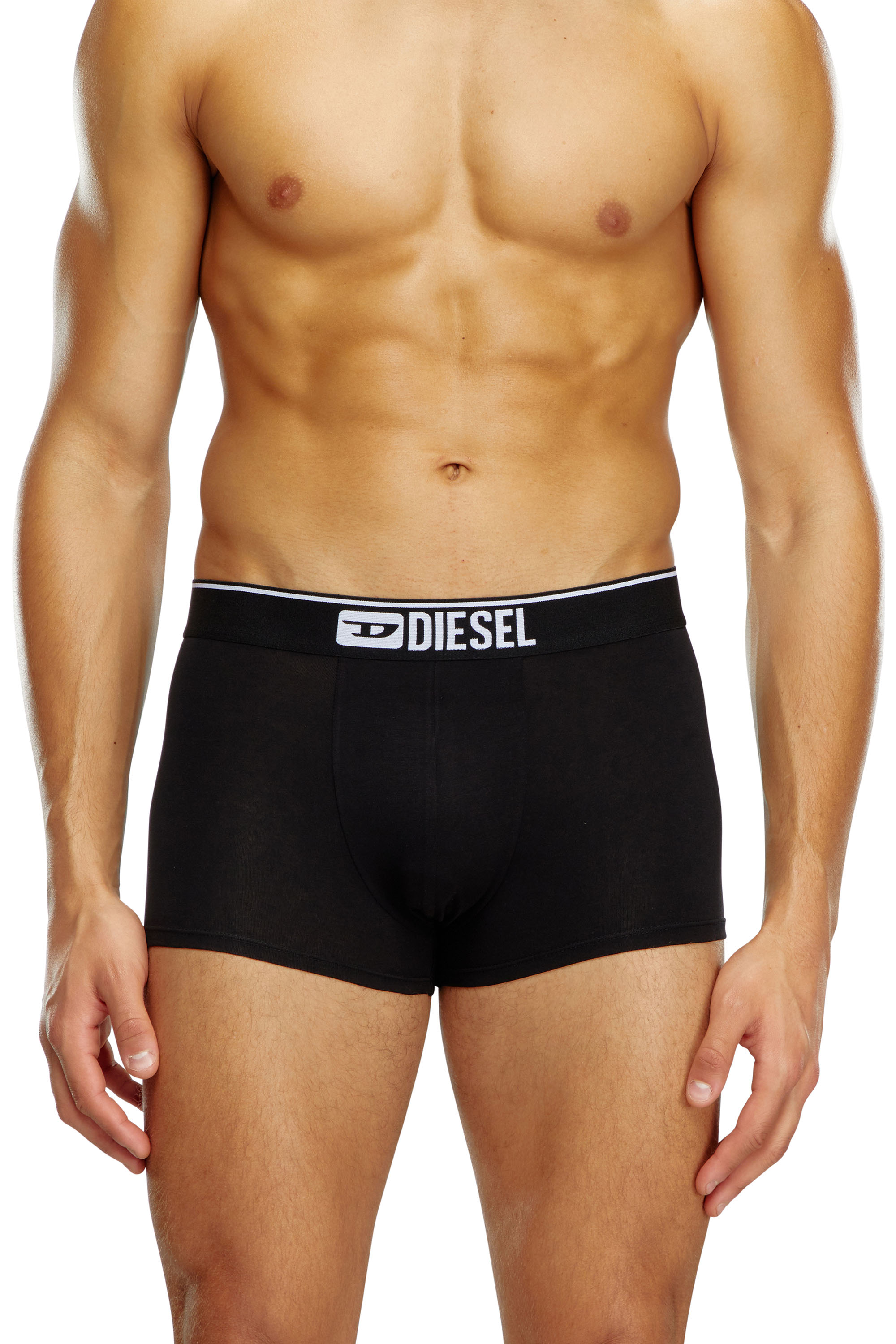 Diesel - UMBX-DAMIENTHREEPACK, Paquete de tres bóxers ajustados lisos Hombre in Negro - 2