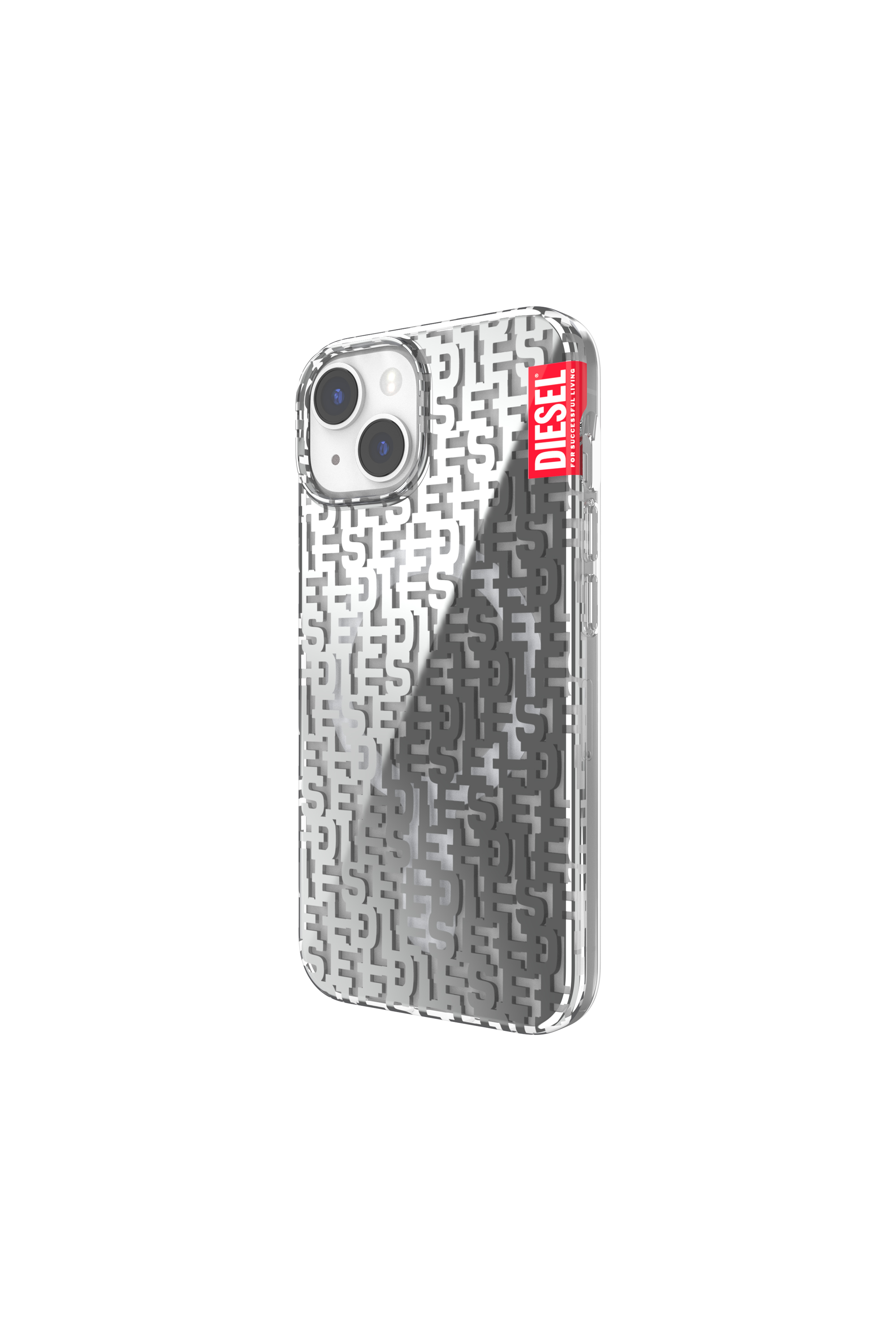 Diesel - 50297 MOULDED CASE, Unisex's Clear case monogram Magsafe for iPhone 14 in Grey - 4