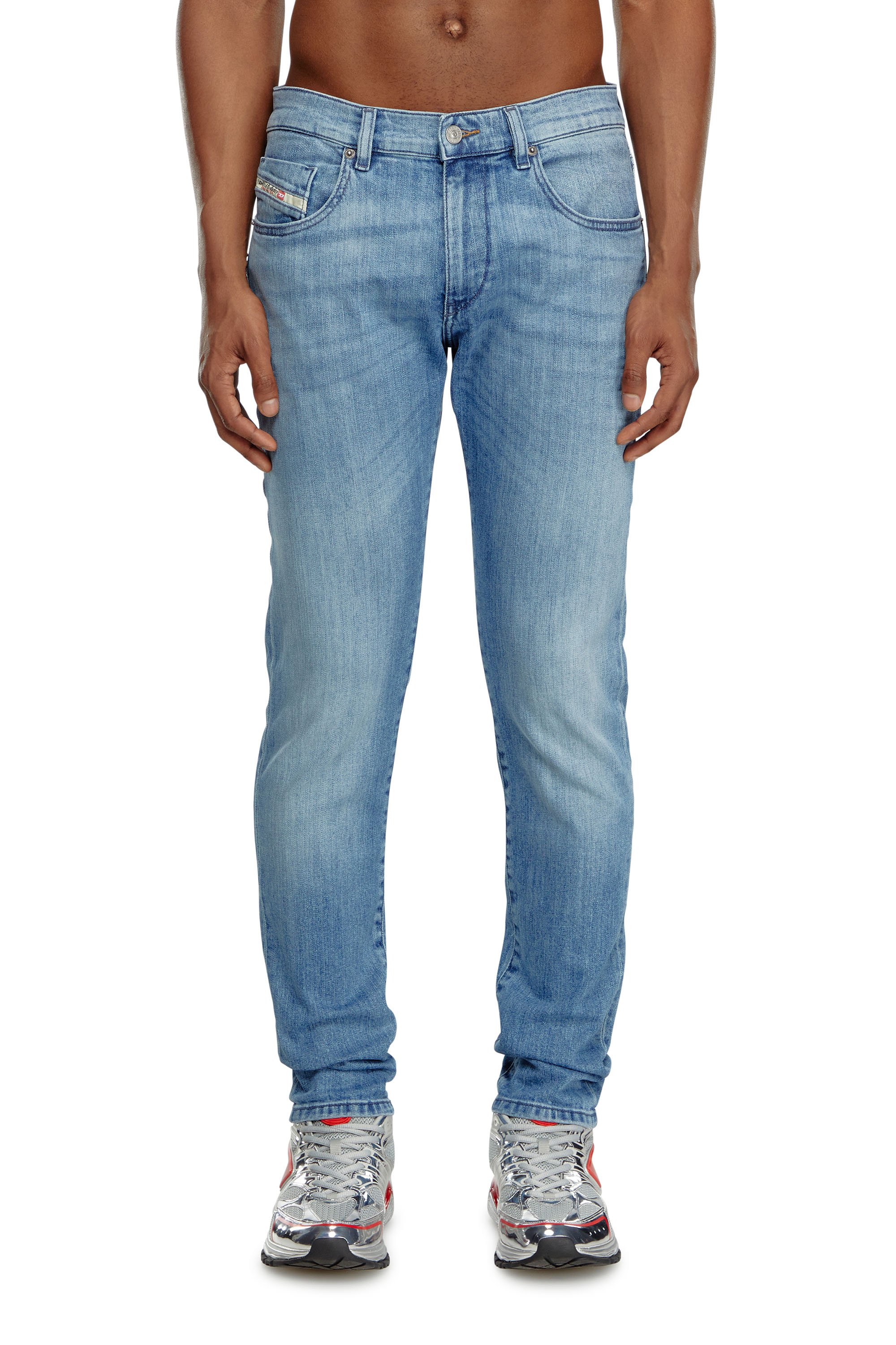 Diesel - Man's Slim Jeans 2019 D-Strukt 0GRDI, Light Blue - 2