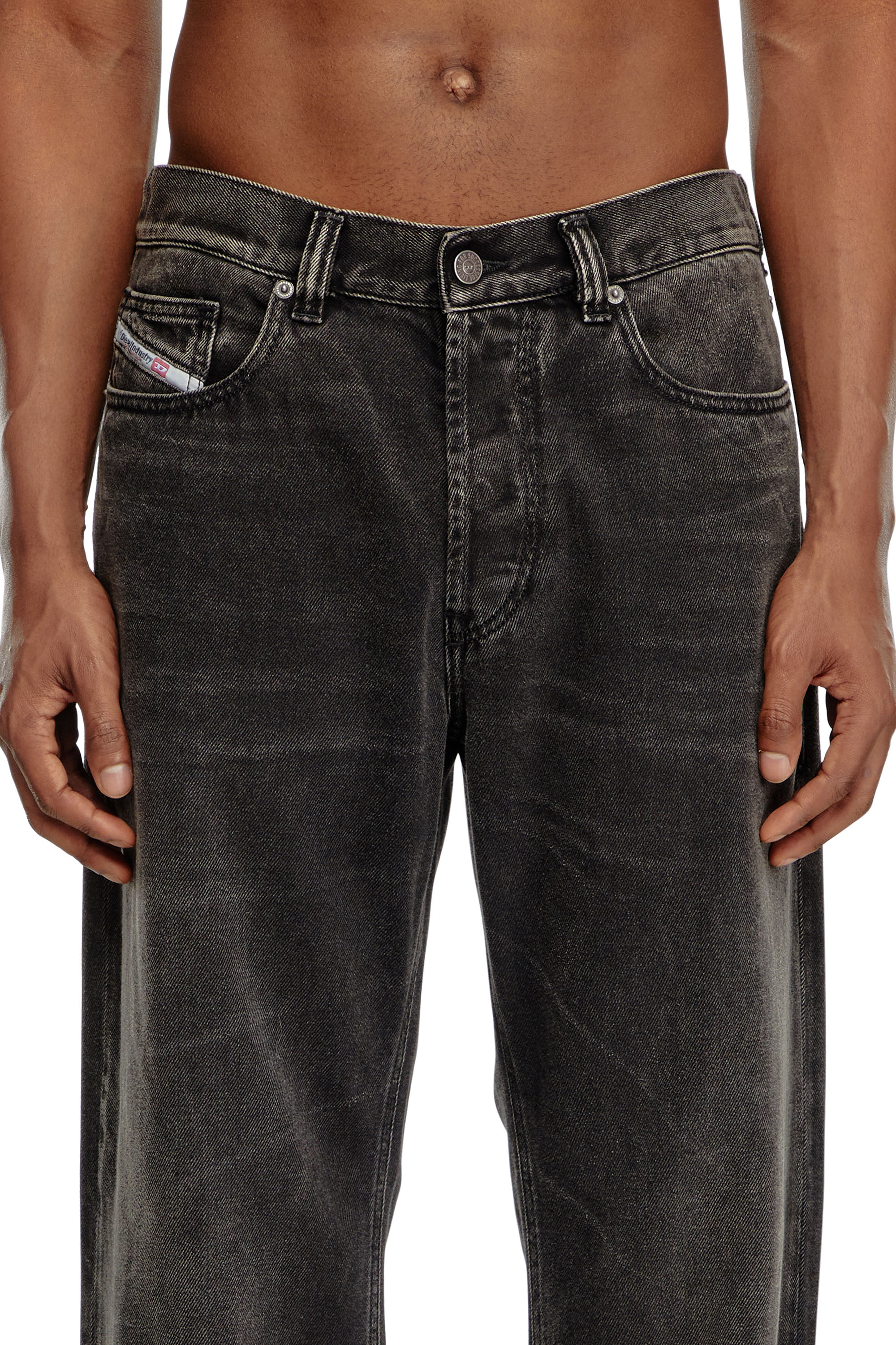 Diesel - Regular Jeans 2010 D-Macs 09J96 Hombre, Negro/Gris oscuro - 4