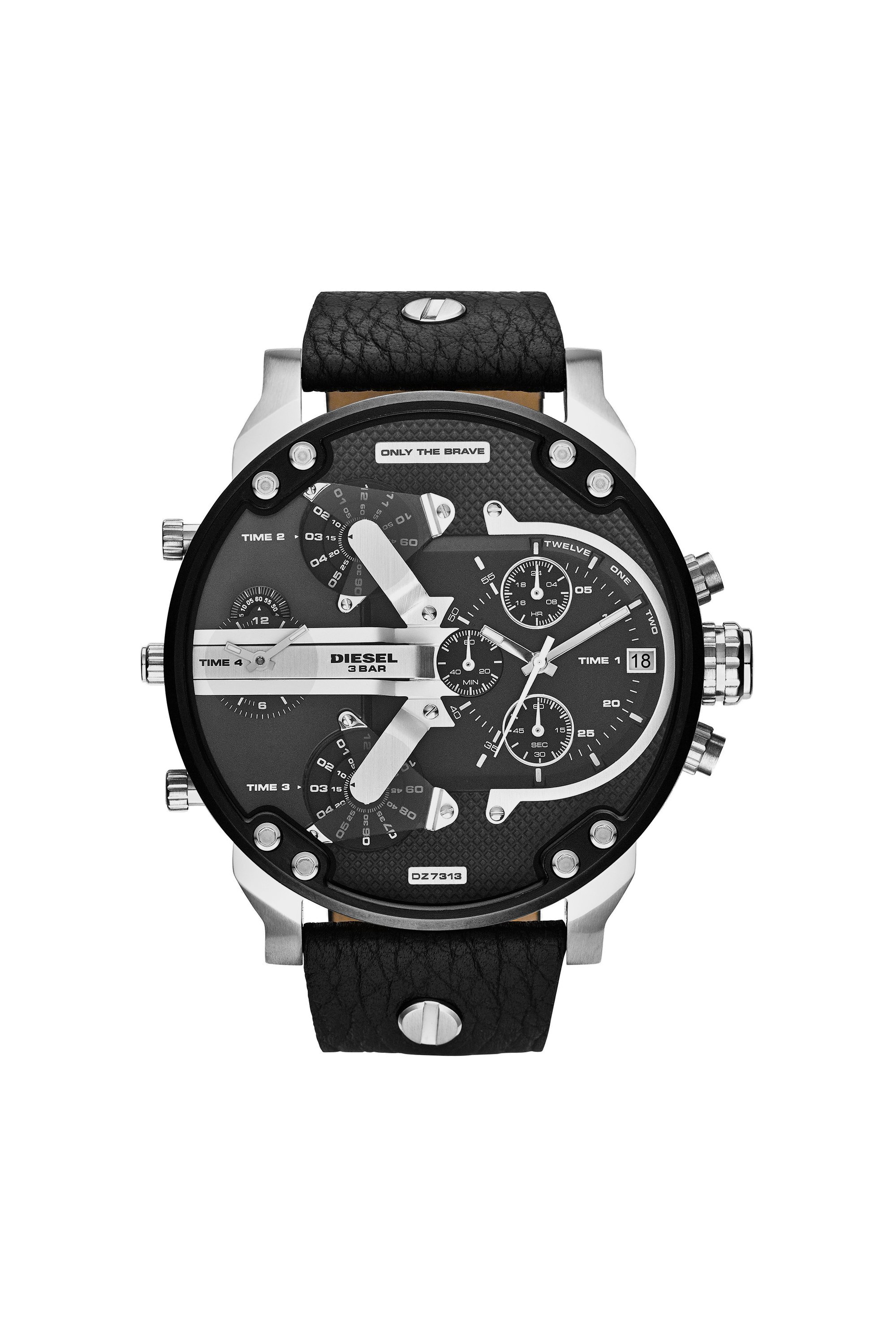 Diesel - DZ7313 MR. DADDY 2.0, Mr. Daddy 2.0 reloj con dial multicapa Hombre in Negro - 1