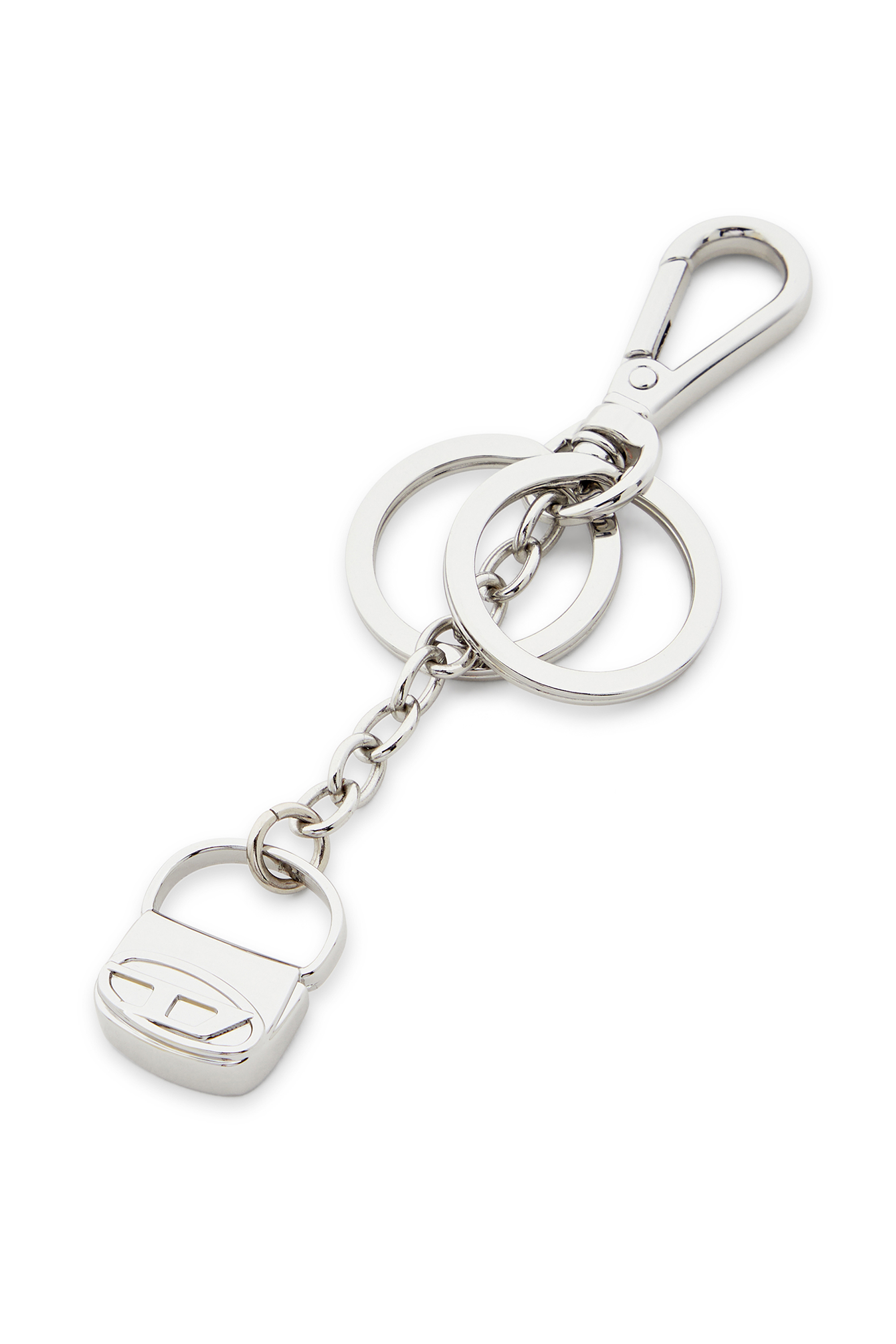 Diesel - 1DR-KEYRING CHARM, Llavero de metal con colgante de bolso 1DR Mujer in Plateado - 2