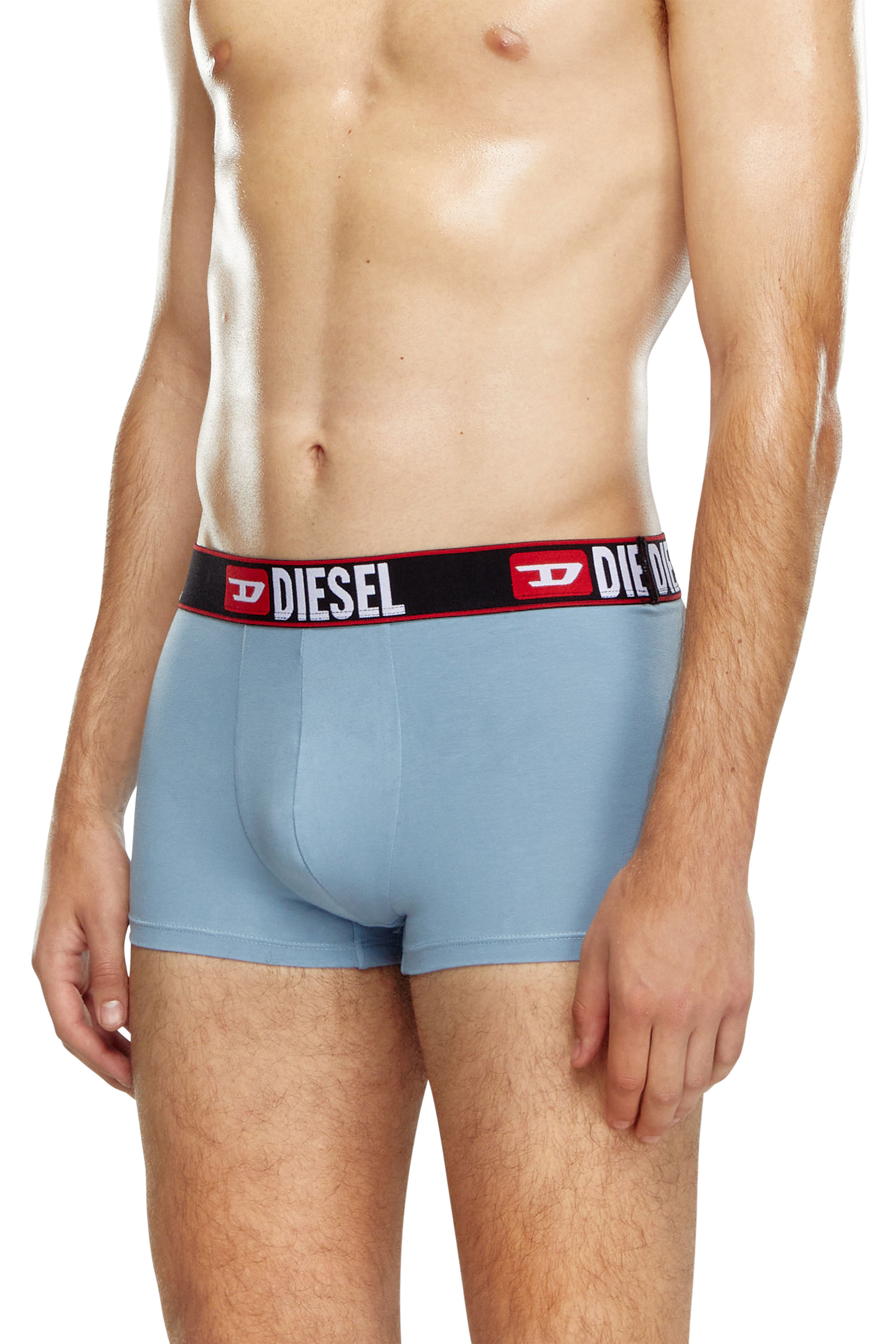 Diesel - UMBX-DAMIENTHREEPACK, Paquete de 3 bóxers ajustados con motivo nublado Hombre in Azul marino - 2