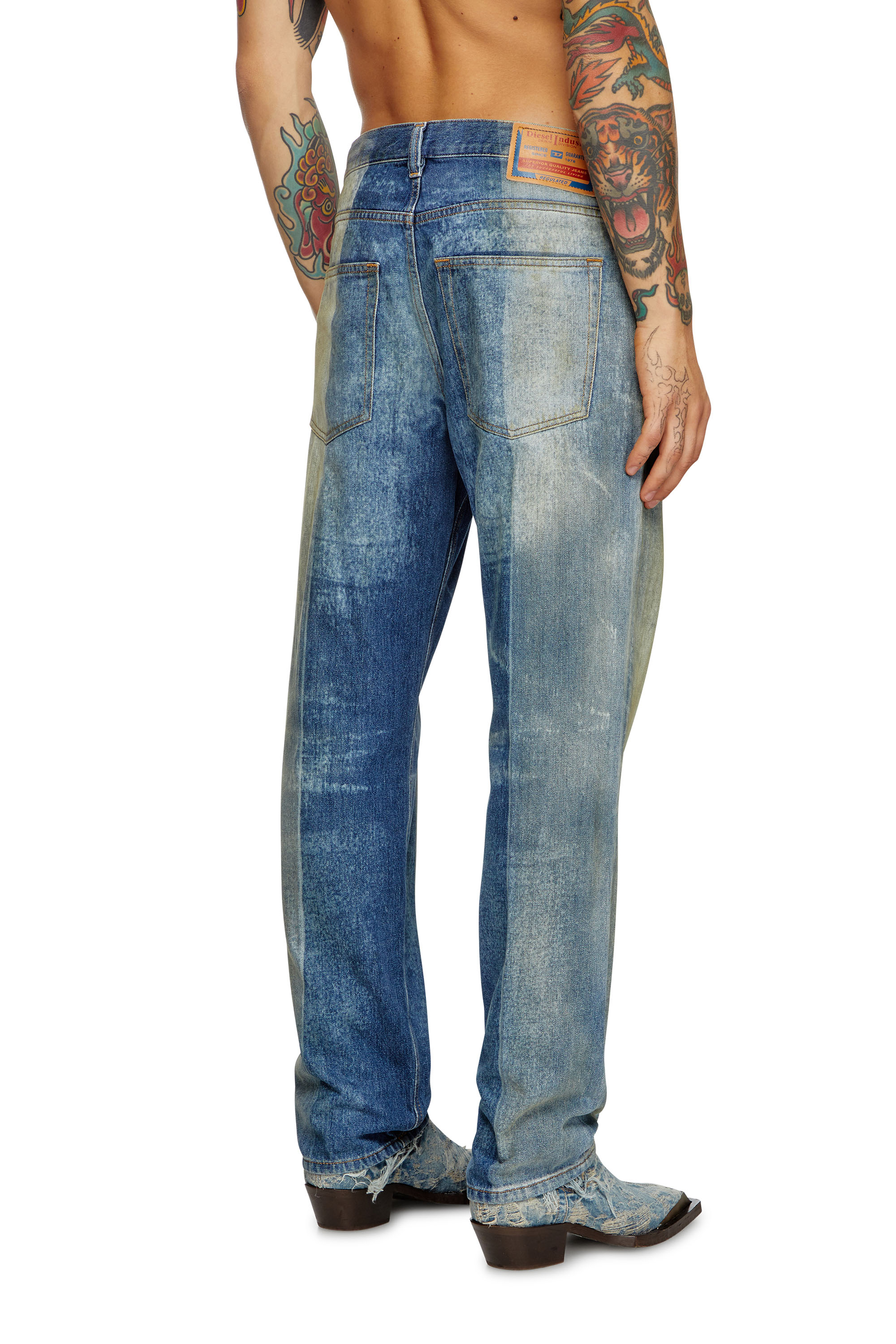 Diesel - Man's Regular Jeans 2010 D-Macs 09L04, Medium blue - 4