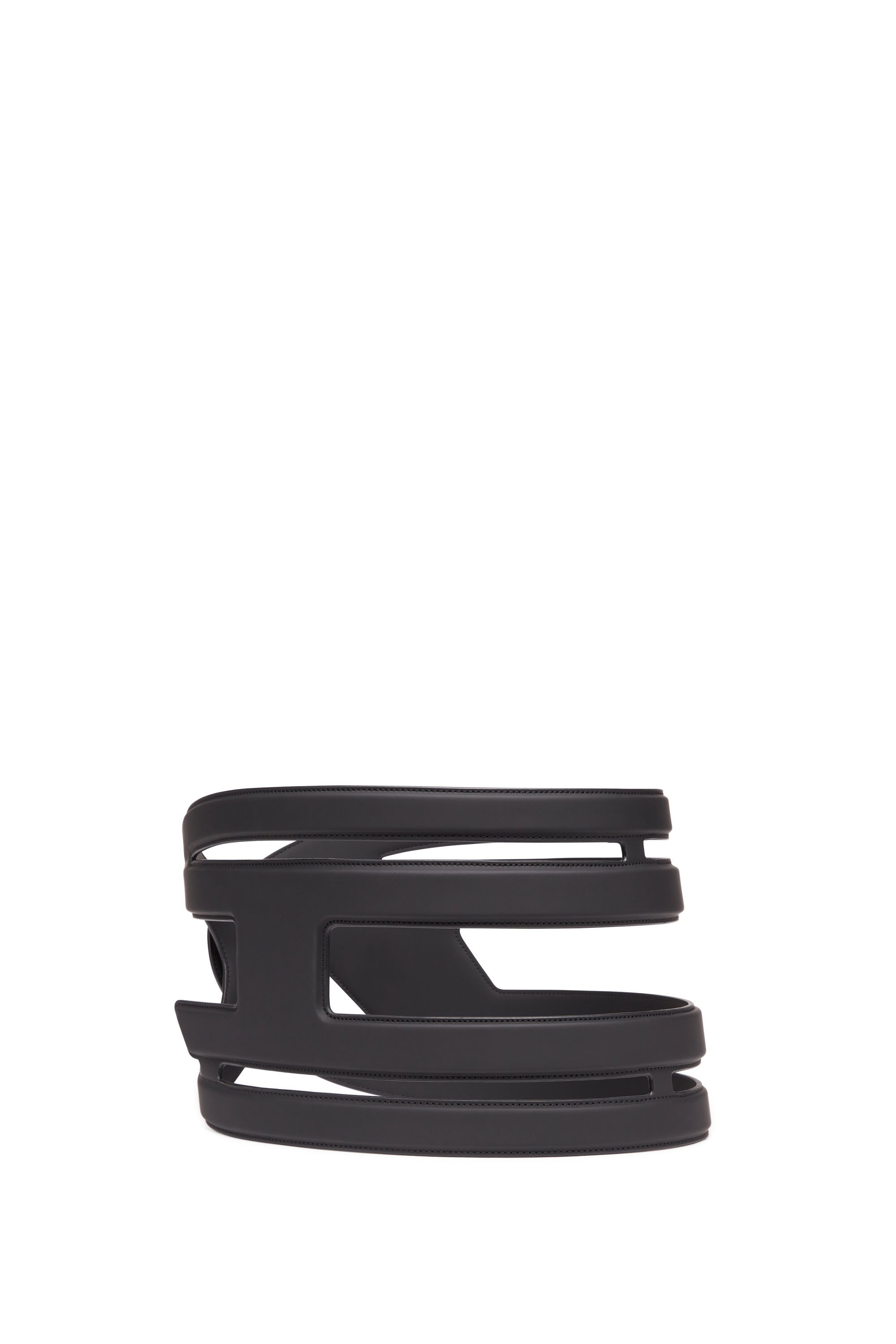 Diesel - B-CAGE-D, Woman's Oval D belt skirt in Black - 1