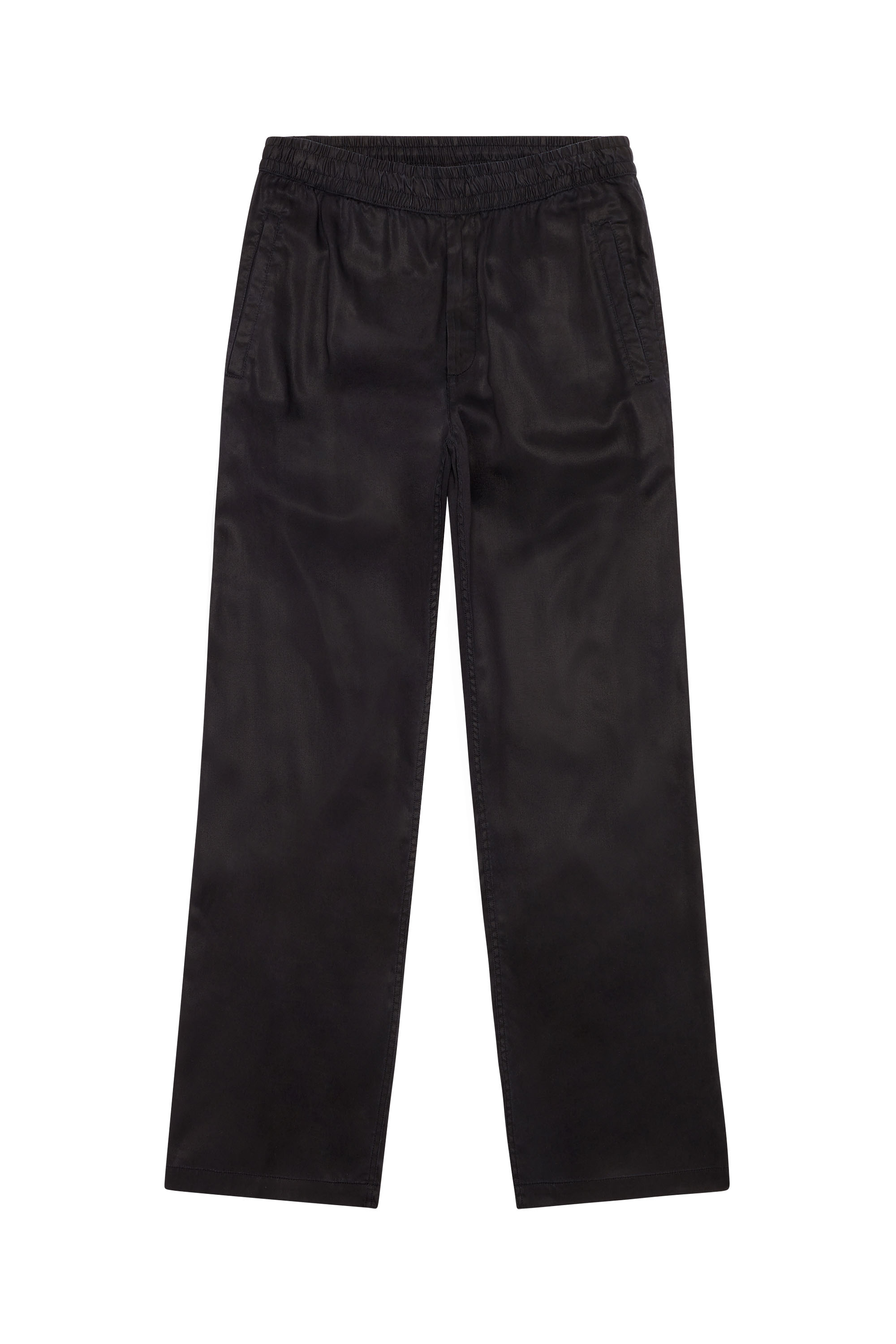 Diesel - P-GOLD-SPORT, Man's Fluid pants in twill in Black - 5