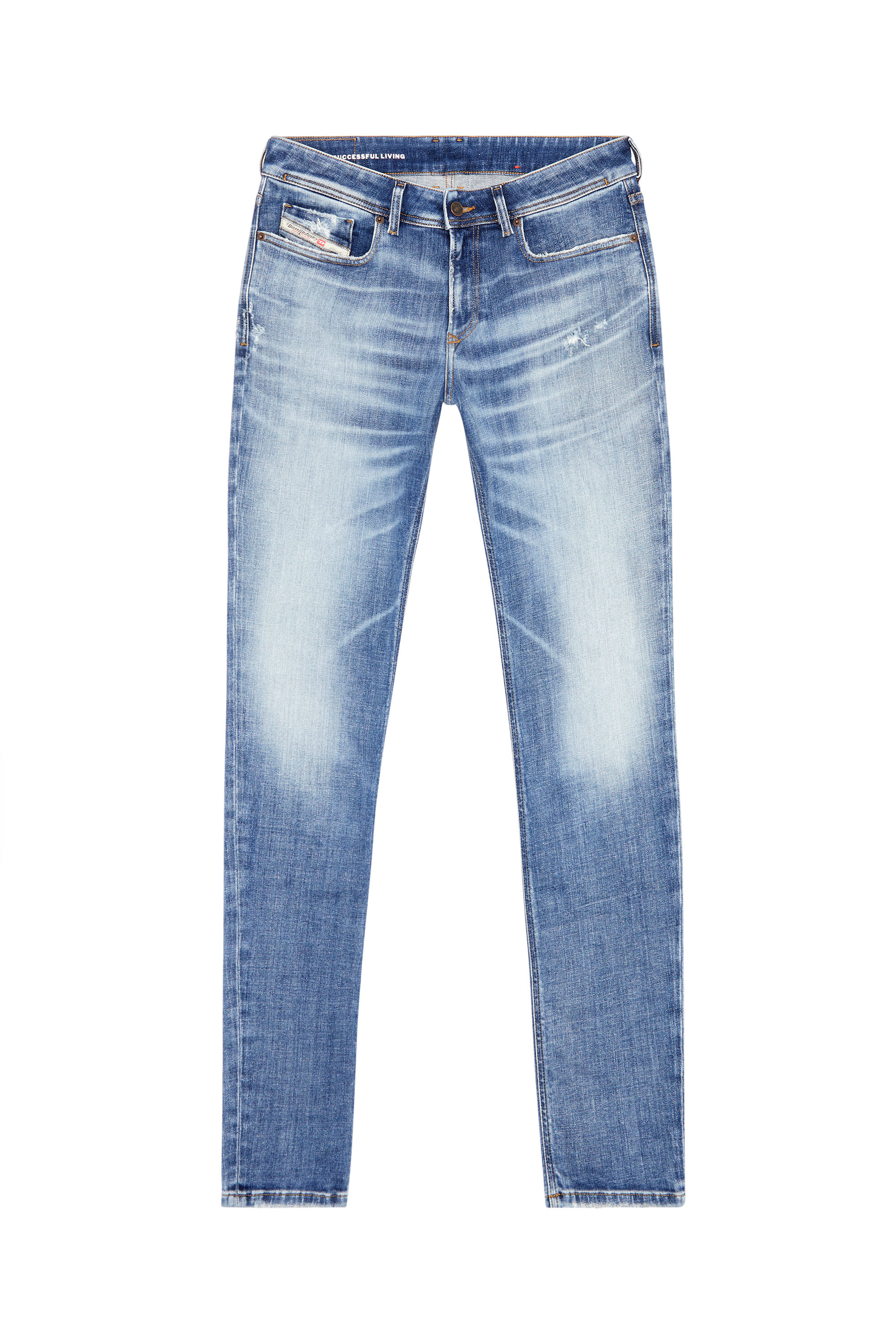 Diesel - Man's Skinny Jeans 1979 Sleenker 09G35, Medium blue - 3