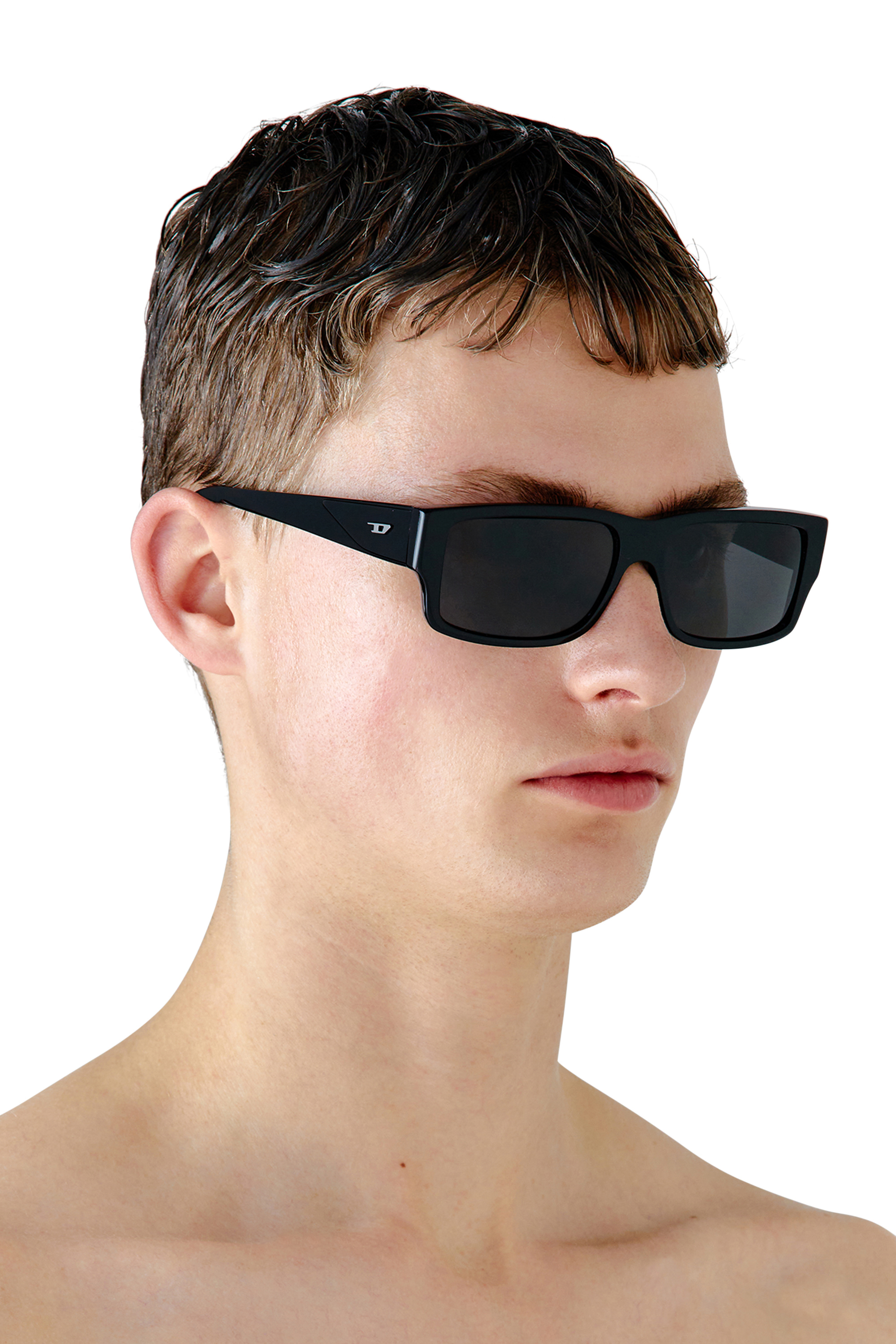 Diesel - 0DL2003, Gafas rectangulares Hombre in Gris - 5