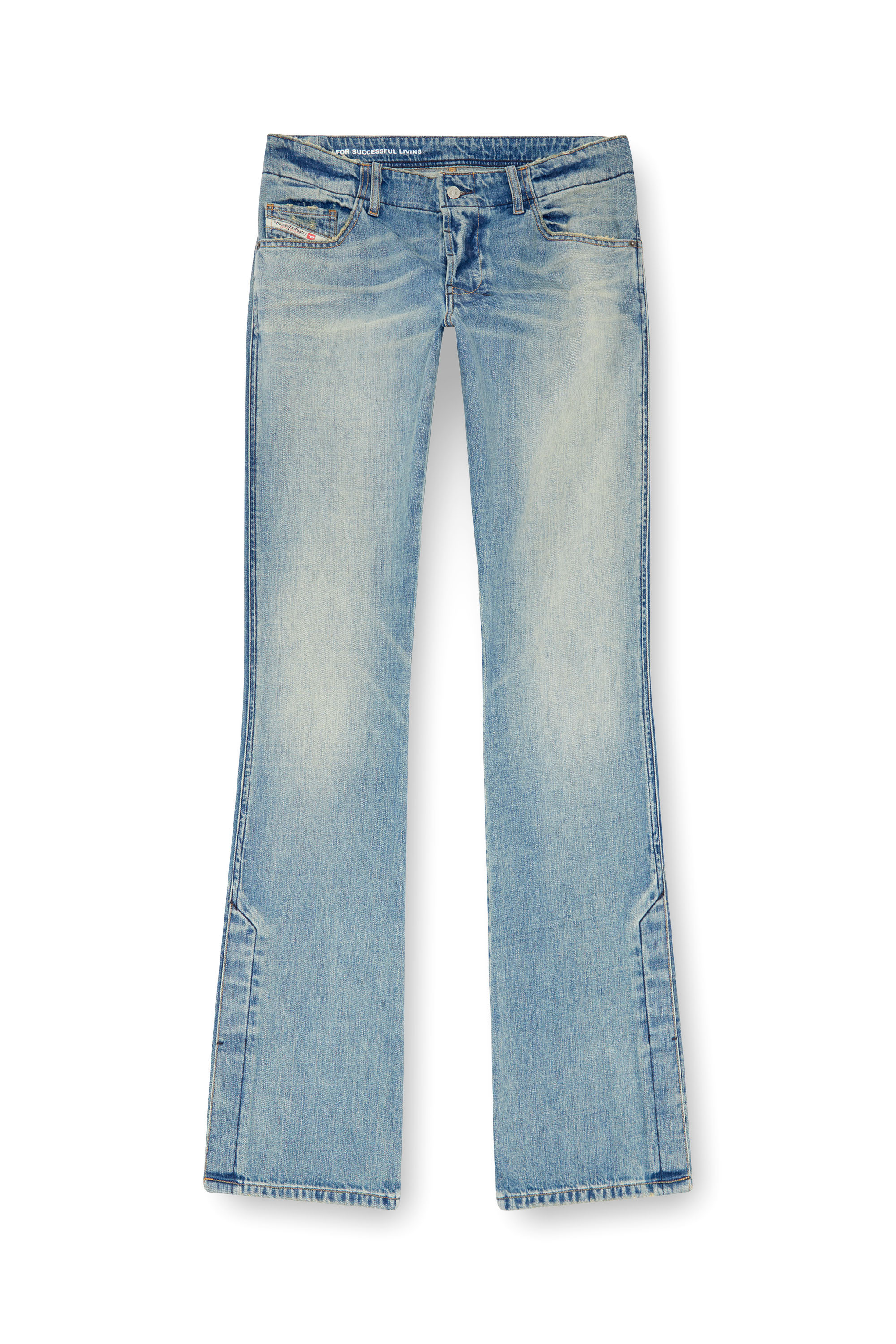 Diesel - Bootcut Jeans D-Backler 0GRDN Hombre, Azul Claro - 3