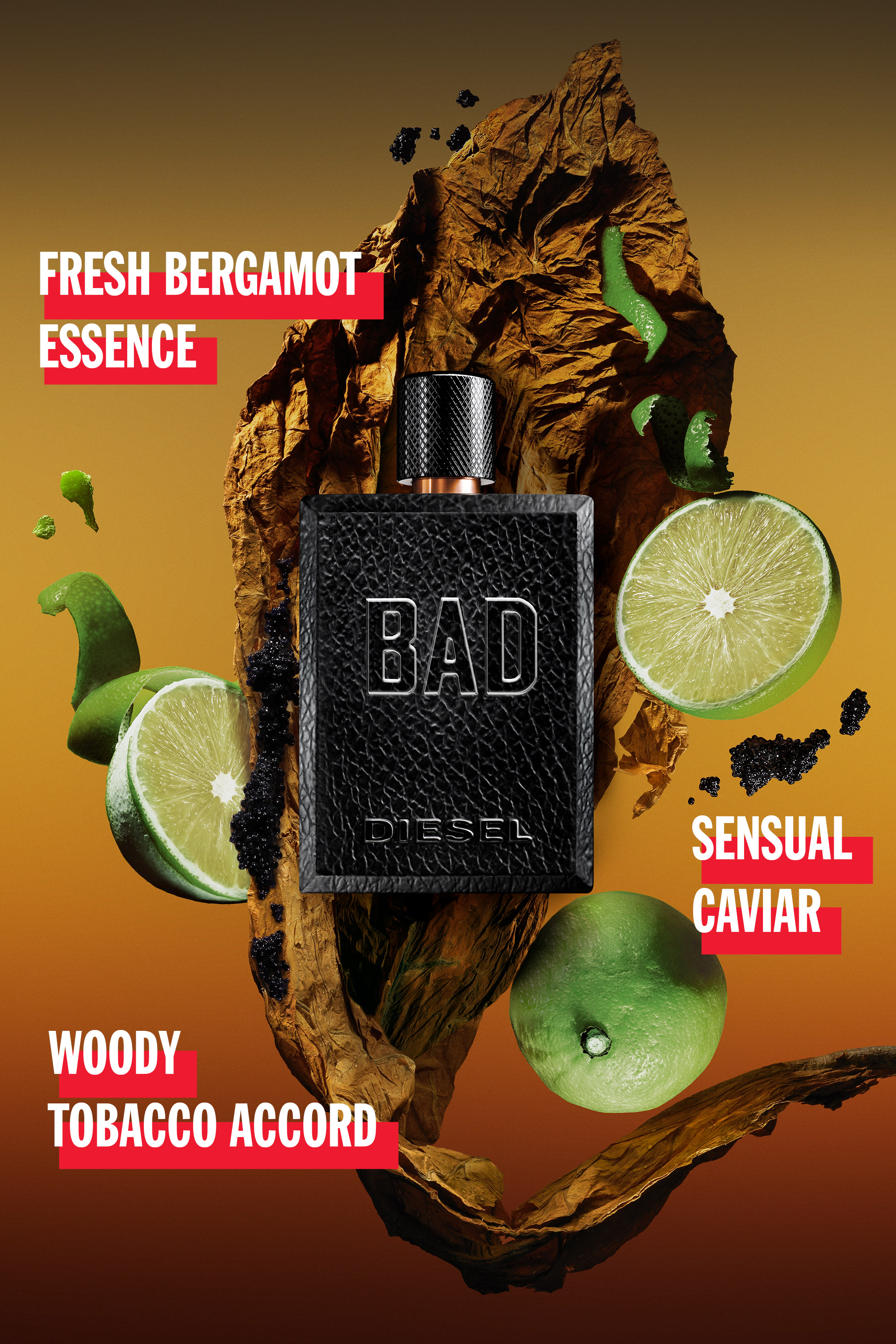 Diesel - BAD 50ML, Man's Bad 50ml, eau de toilette in Black - 4