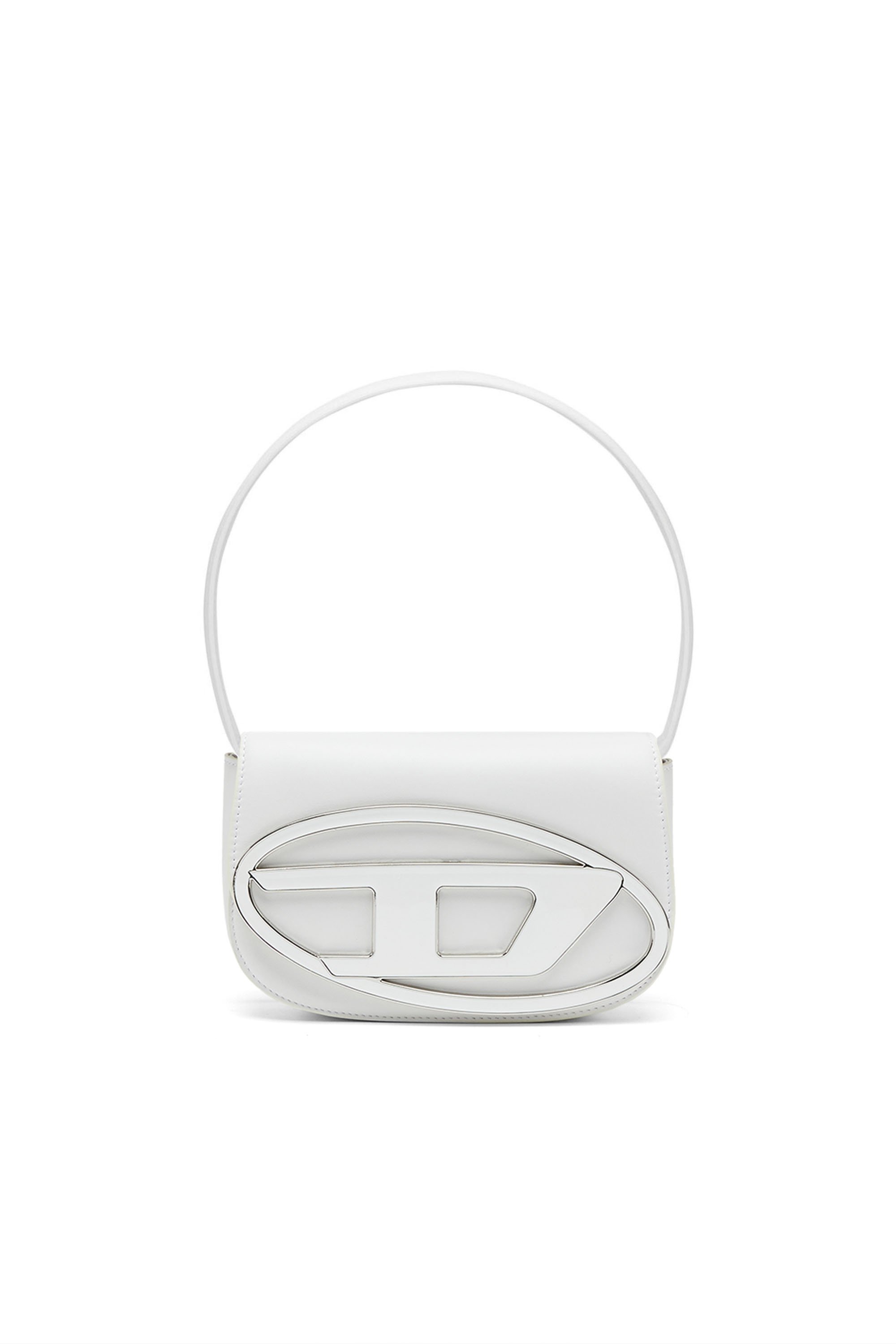 Diesel - 1DR, 1DR-Bolso icónico de hombro de cuero napa Mujer in Blanco - 1