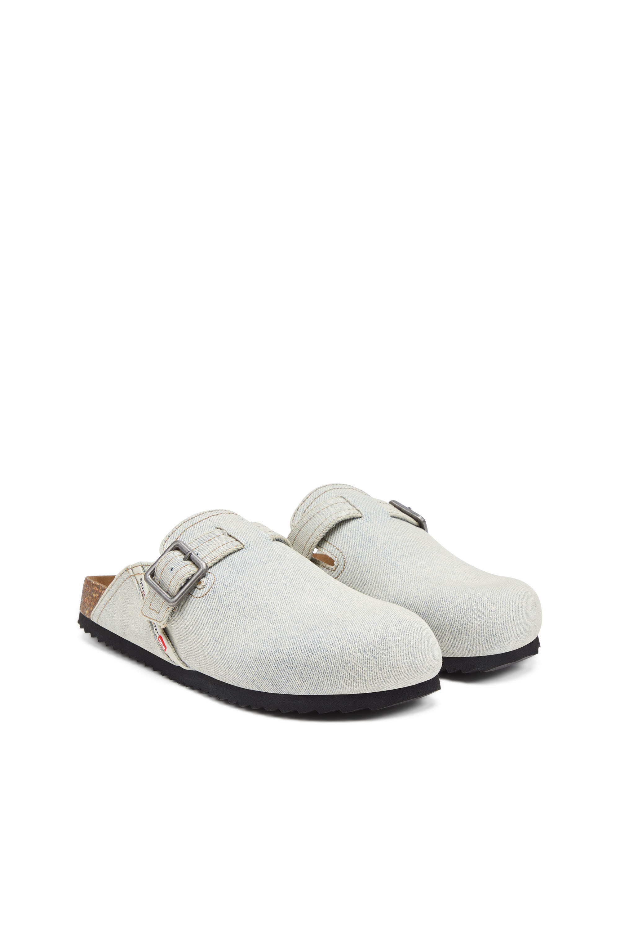 Diesel - D-WOODSTOCK X, Man's D-Woodstock-Mules in faded denim in Light Blue - 2