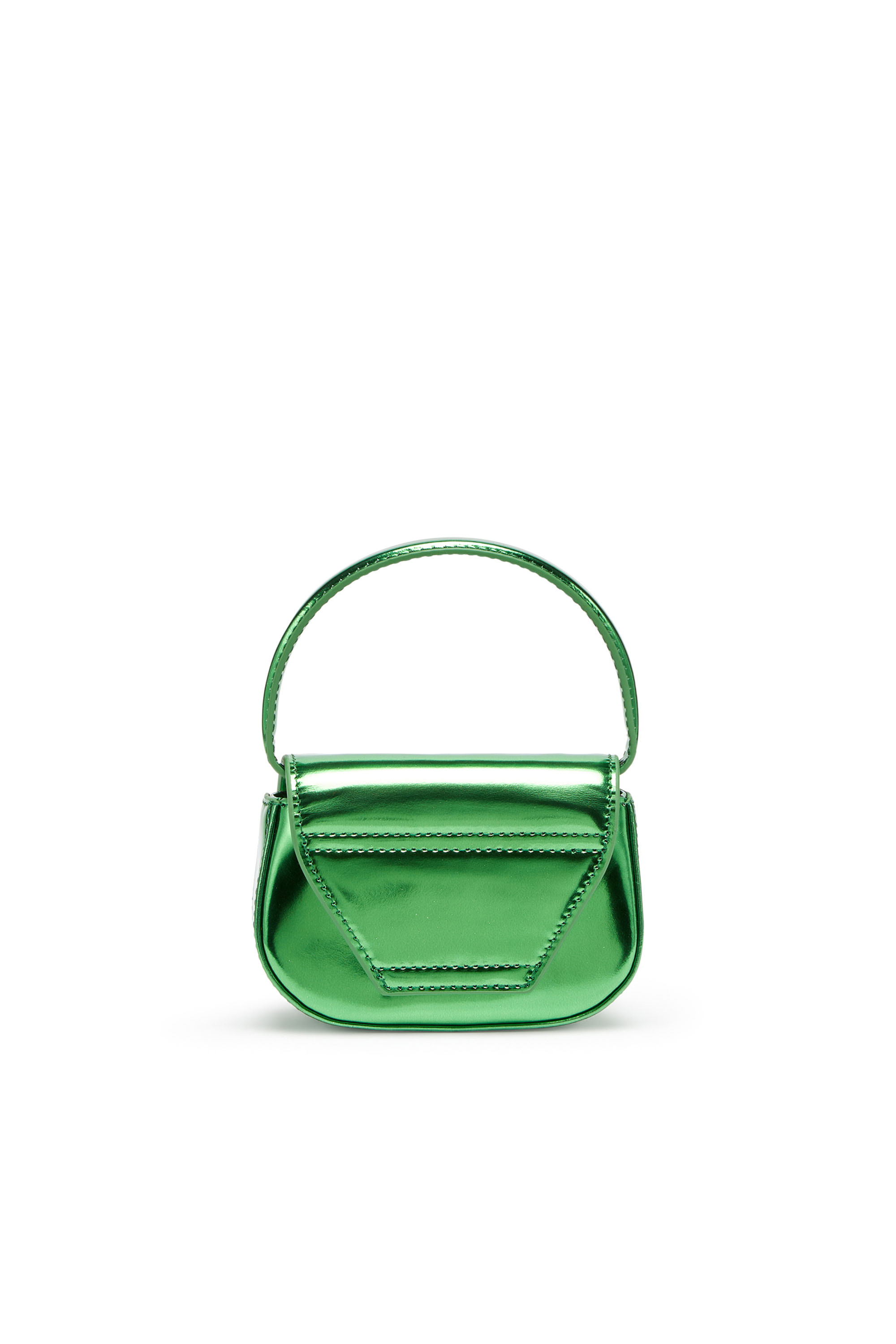 Diesel - 1DR-XS-S, 1DR-XS-S-Mini bolso icónico de cuero espejado Mujer in Verde - 2