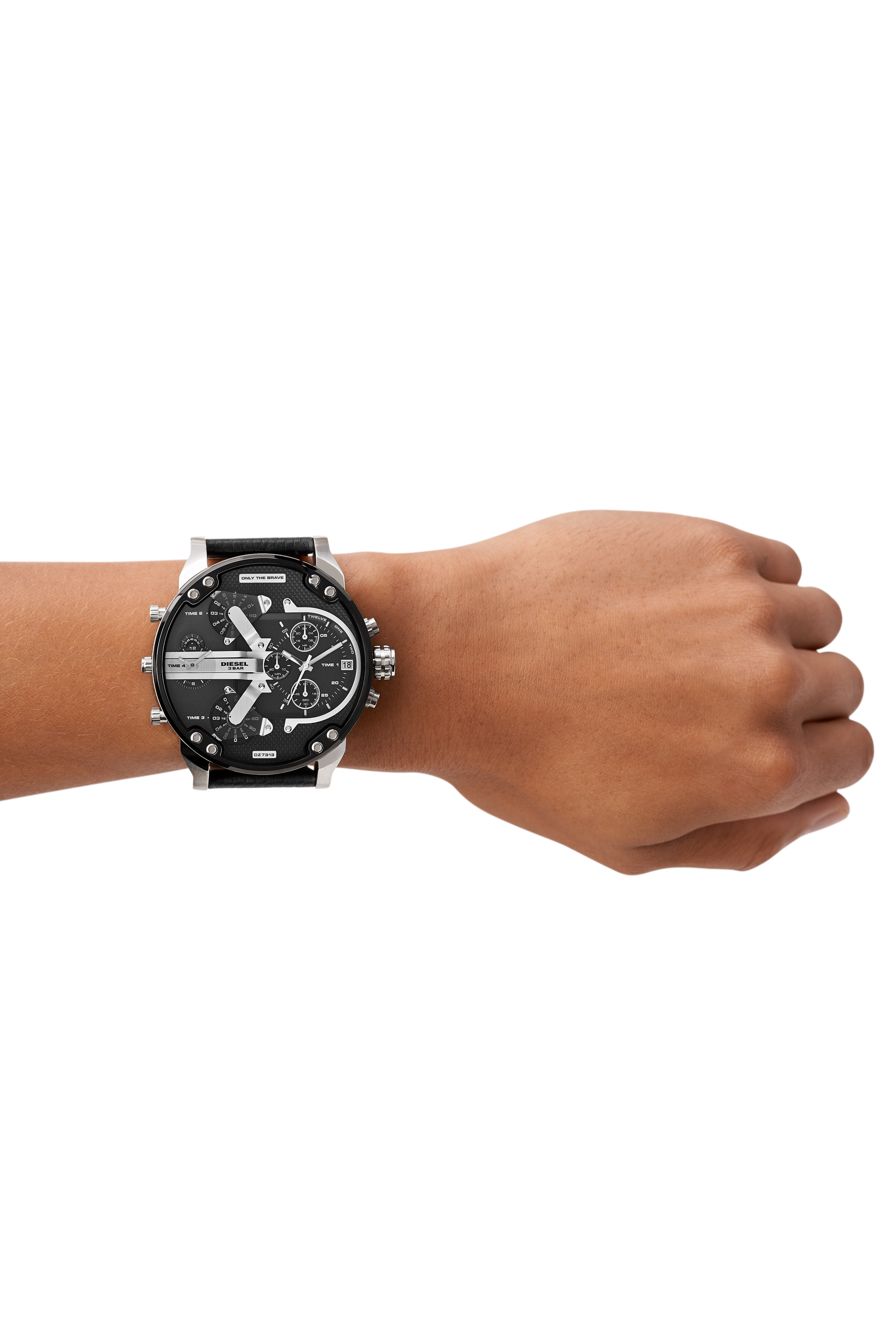 Diesel - DZ7313 MR. DADDY 2.0, Mr. Daddy 2.0 reloj con dial multicapa Hombre in Negro - 4