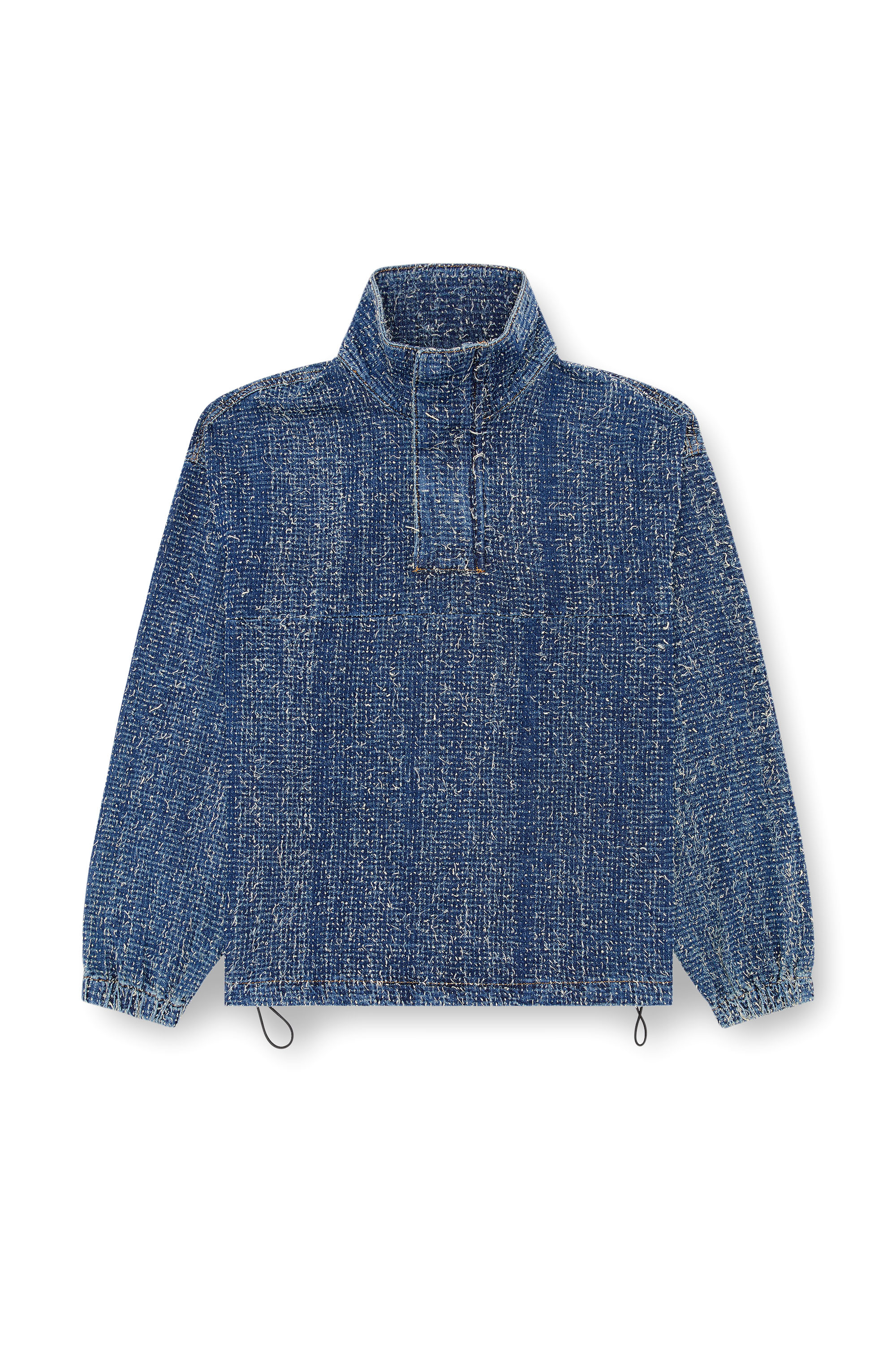 Diesel - D-FLOW-S, Chaqueta jersey en denim bouclé Unisex in Azul marino - 7