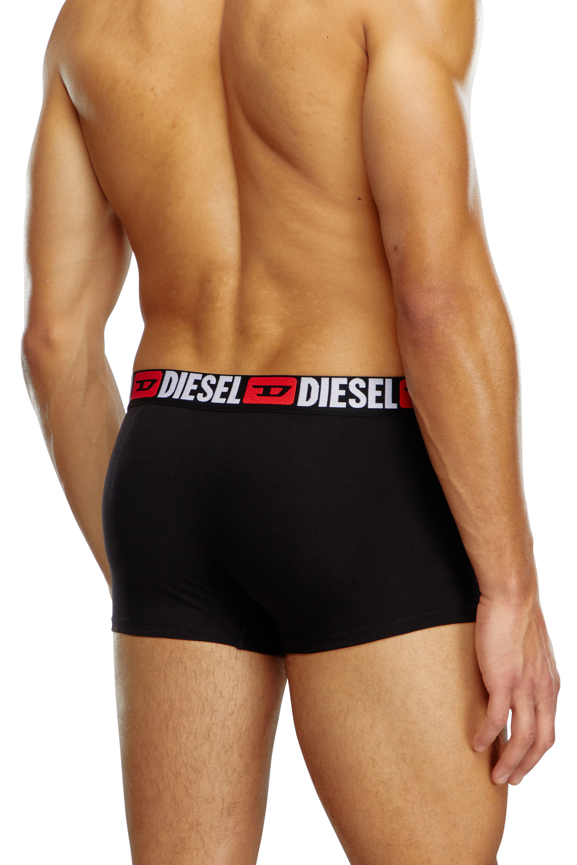 Diesel - UMBX-DAMIENTHREEPACK, Set de tres calzoncillos bóxer con logotipo en la cintura Hombre in Negro - 3