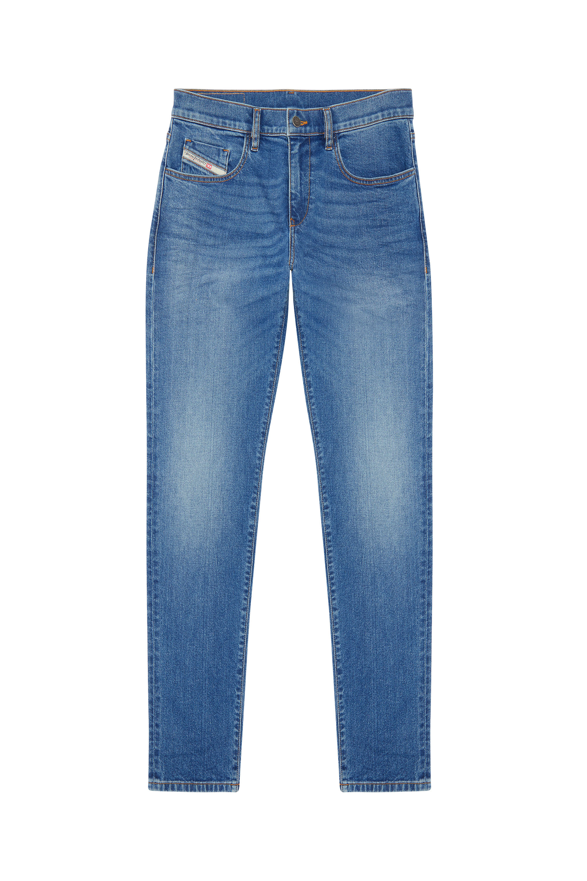 Diesel - Man's Slim Jeans 2019 D-Strukt 0ENAT, Medium blue - 3