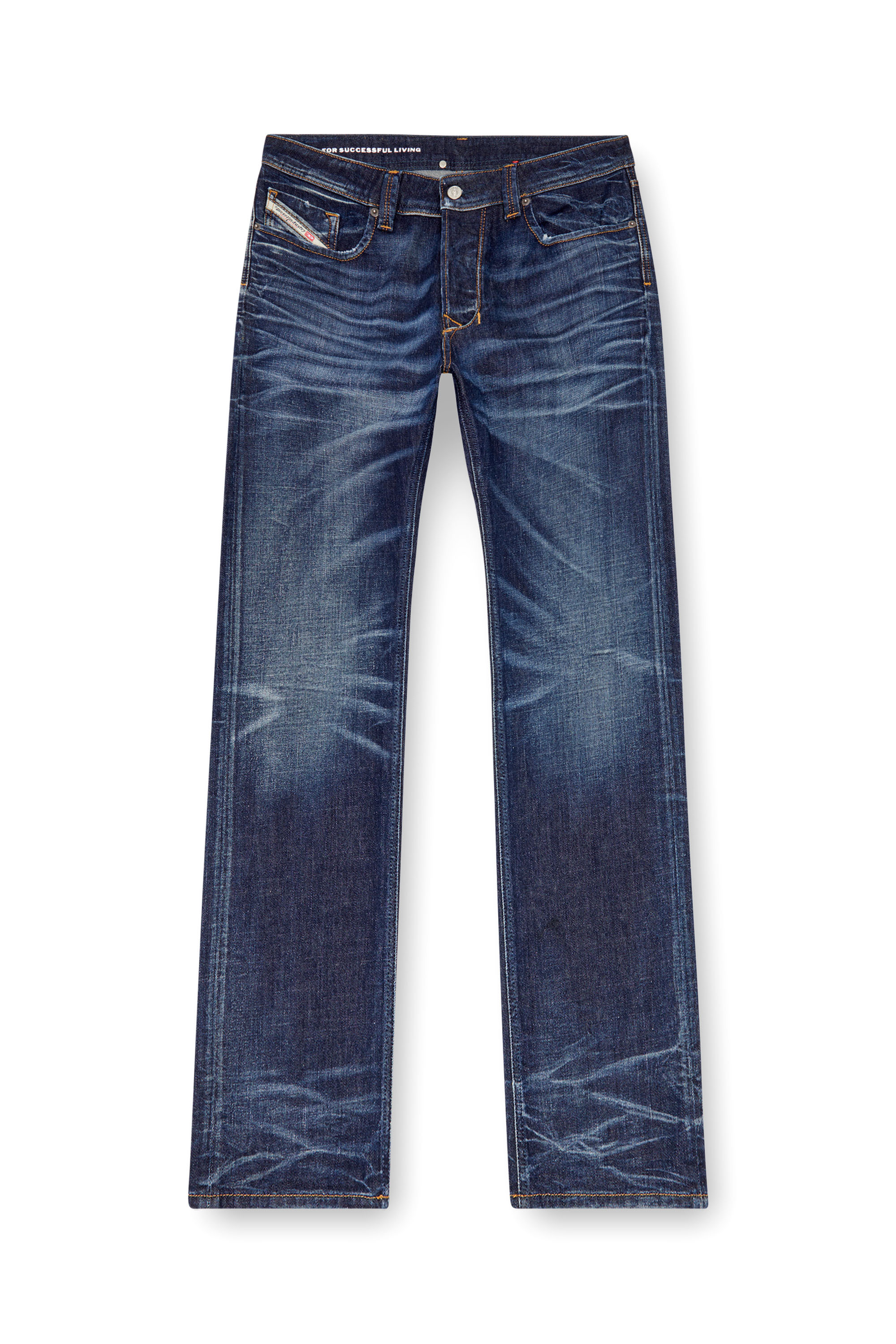 Diesel - Man's Regular Jeans 1985 Larkee 09J90, Dark Blue - 3