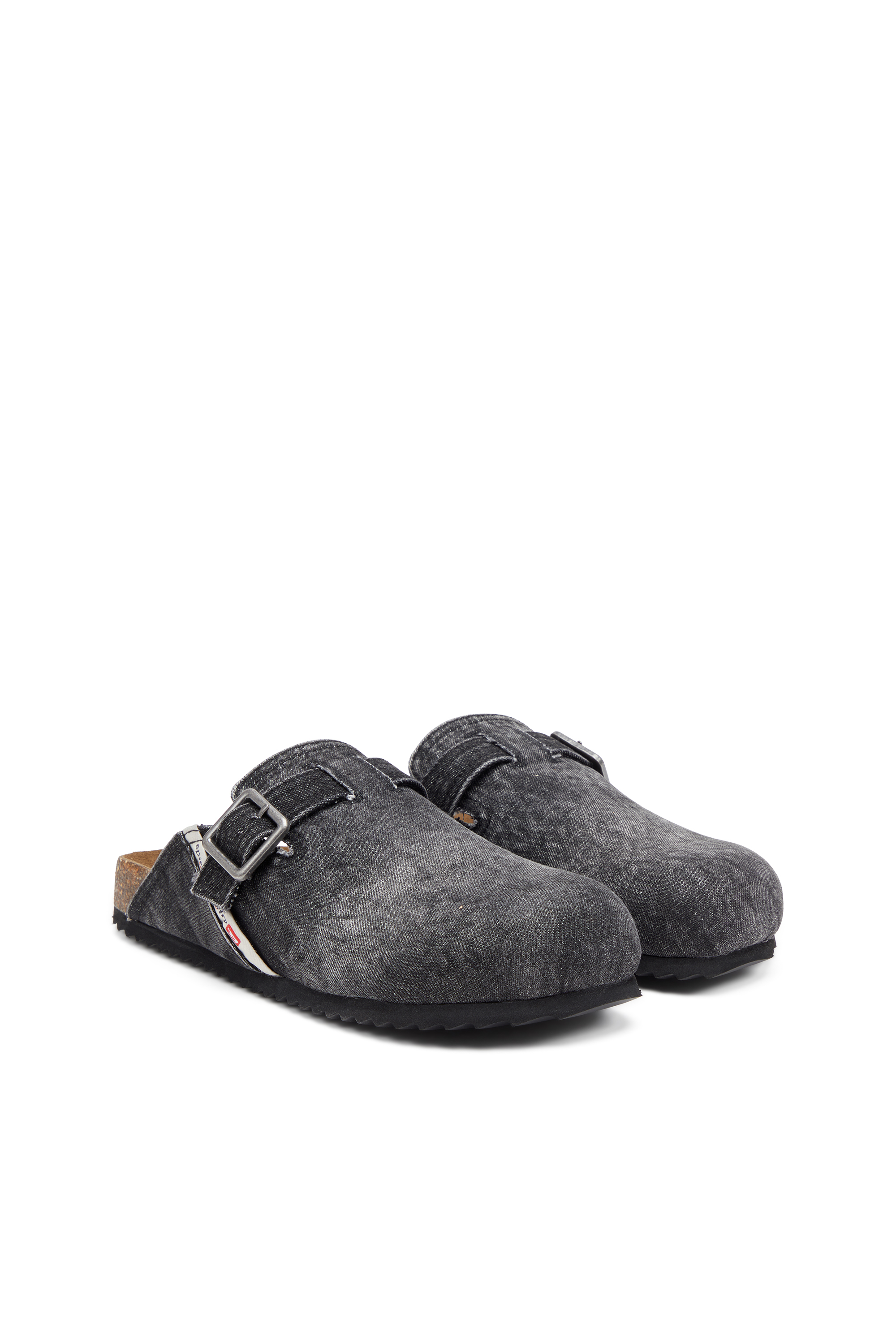 Diesel - D-WOODSTOCK X, Man's D-Woodstock-Mules in faded denim in Black - 2