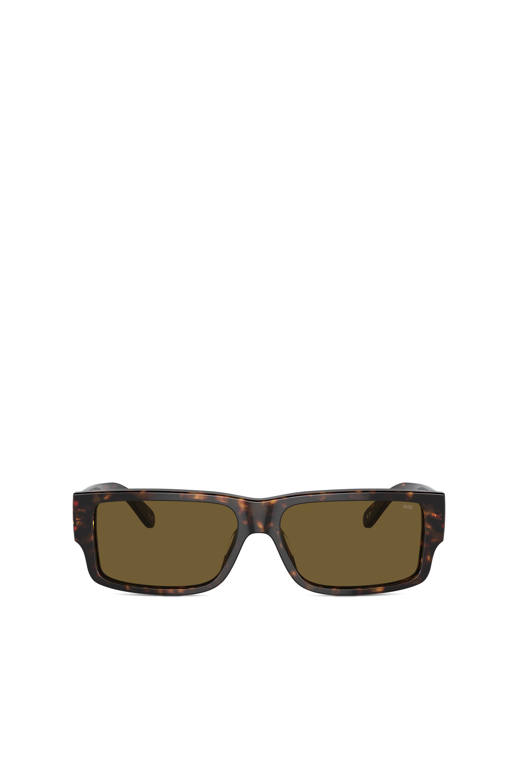 Diesel - 0DL2003, Man's Rectangle sunglasses in Brown - 1