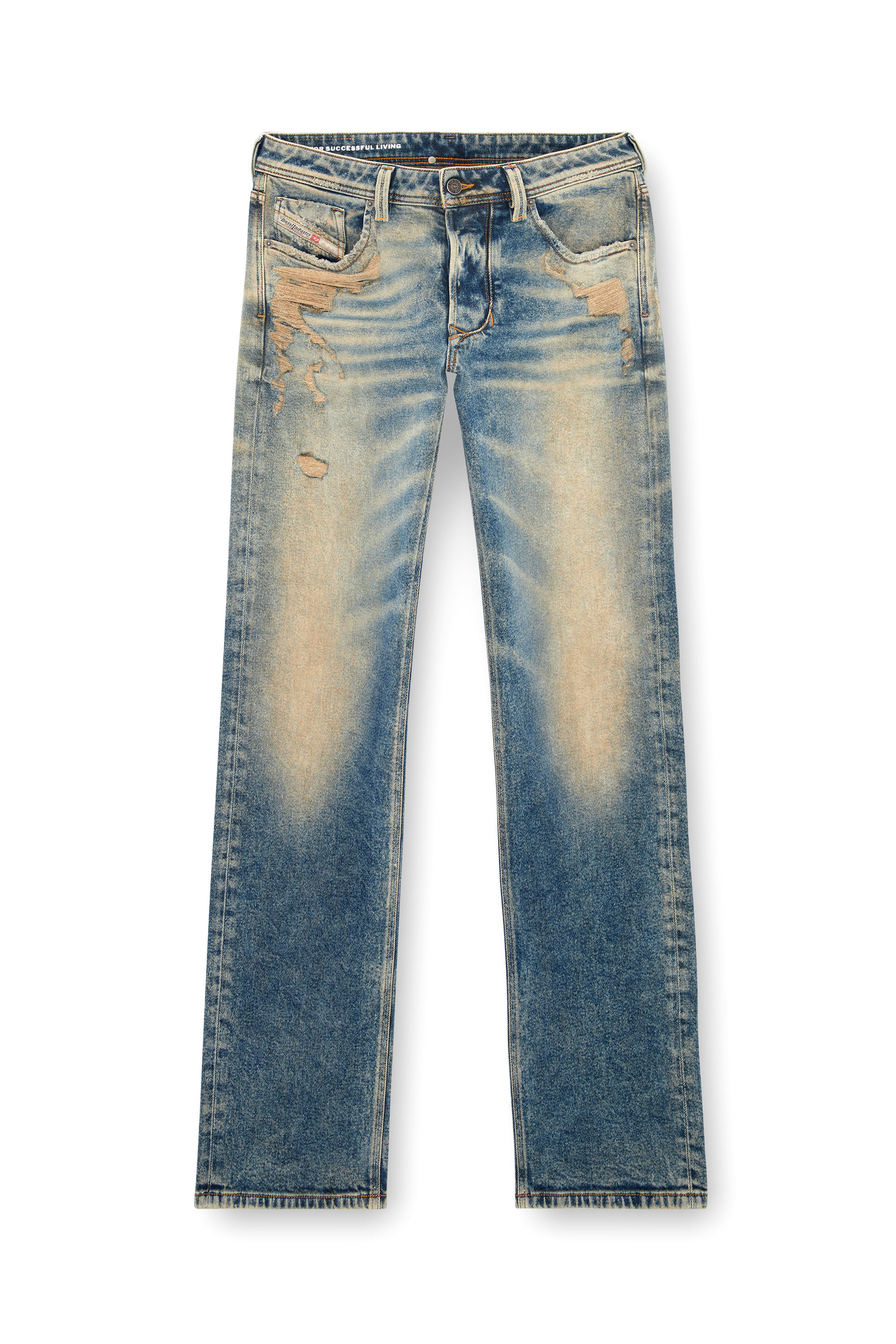 Diesel - Man's Regular Jeans 1985 Larkee 09K32, Medium blue - 1