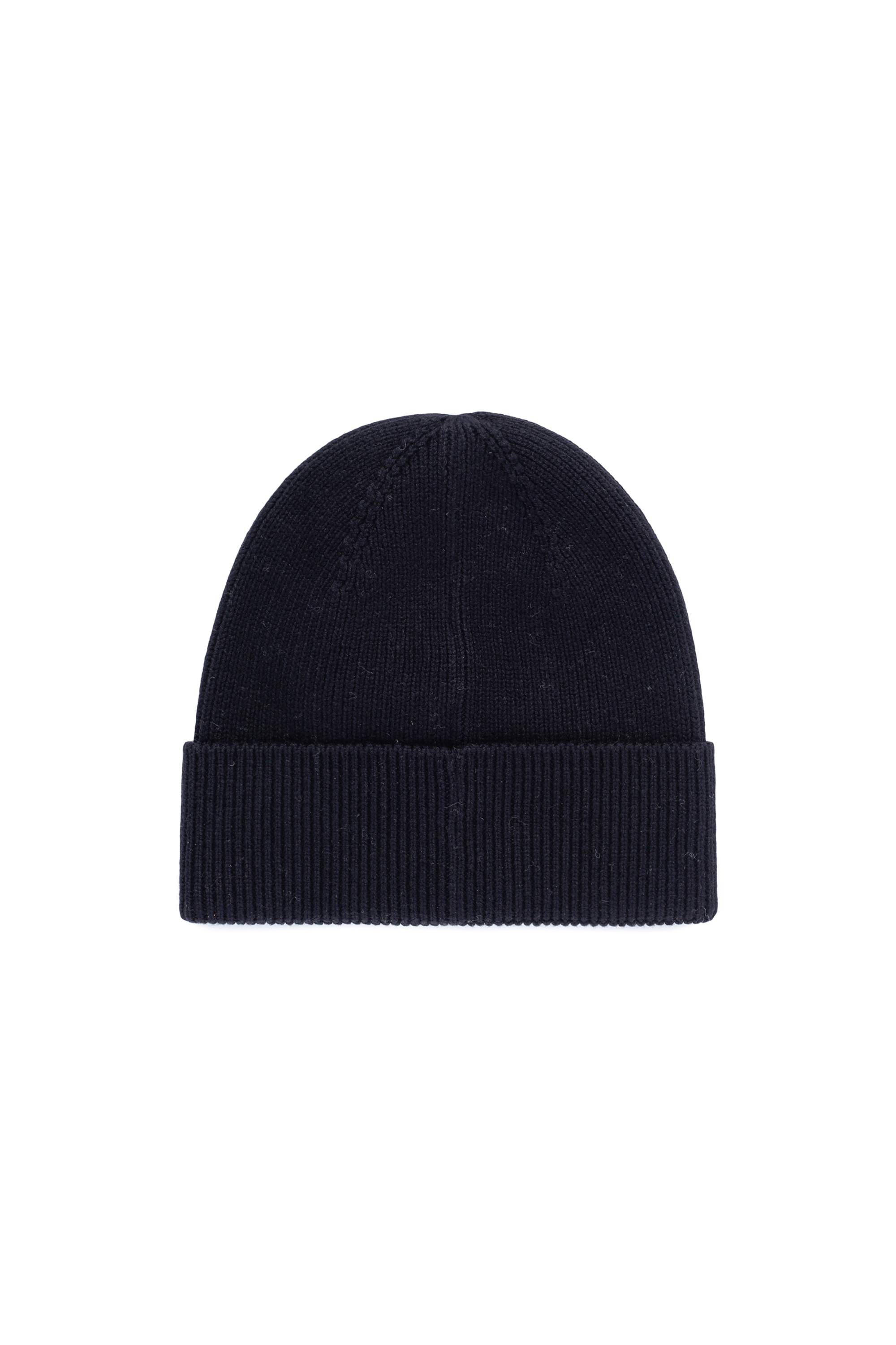 Diesel - K-CODER-FULLY B, Unisex's Ribbed beanie with D embroidery in Black - 2