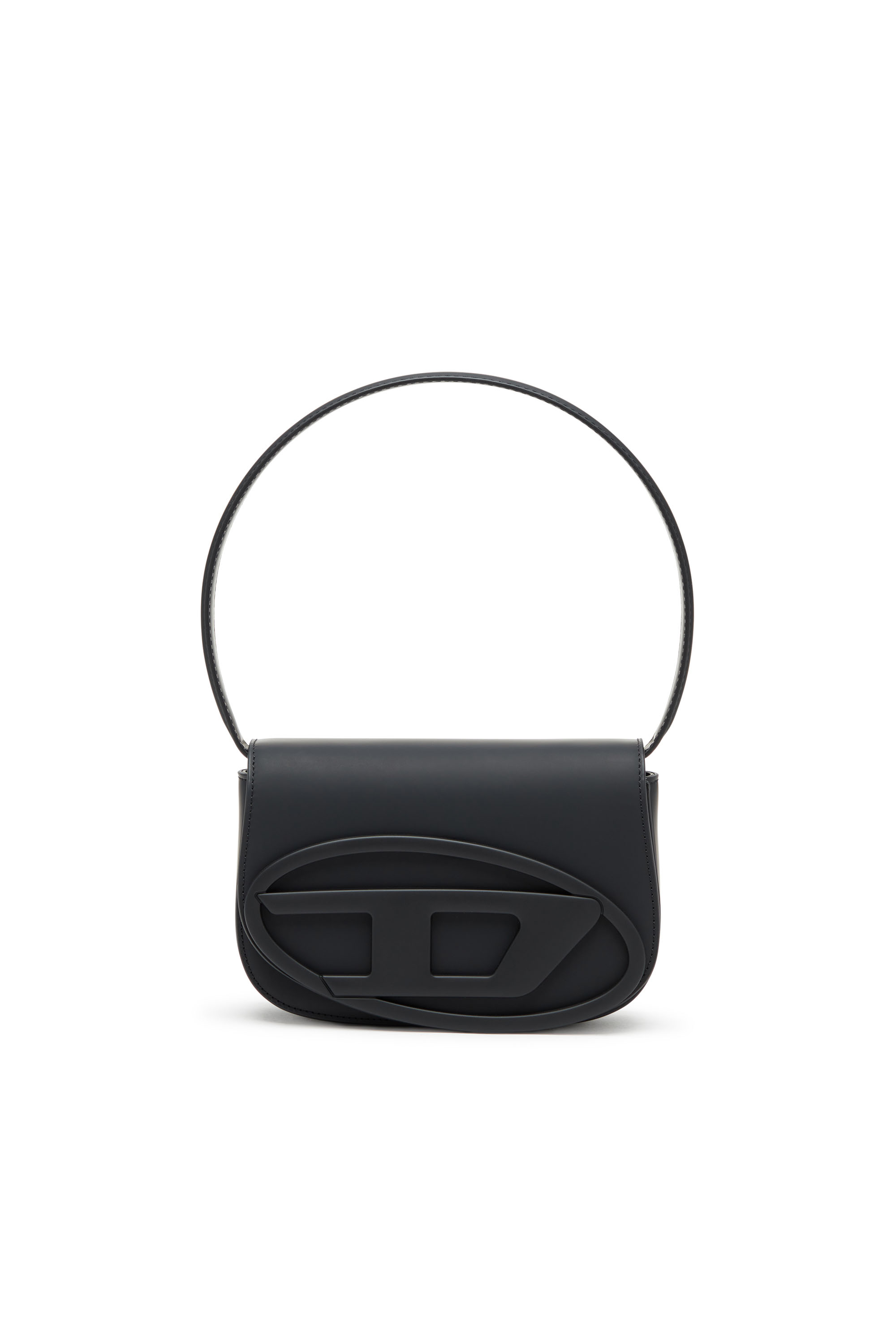 Diesel - 1DR, 1DR-Bolso de hombro icónico de cuero mate Mujer in Negro - 7