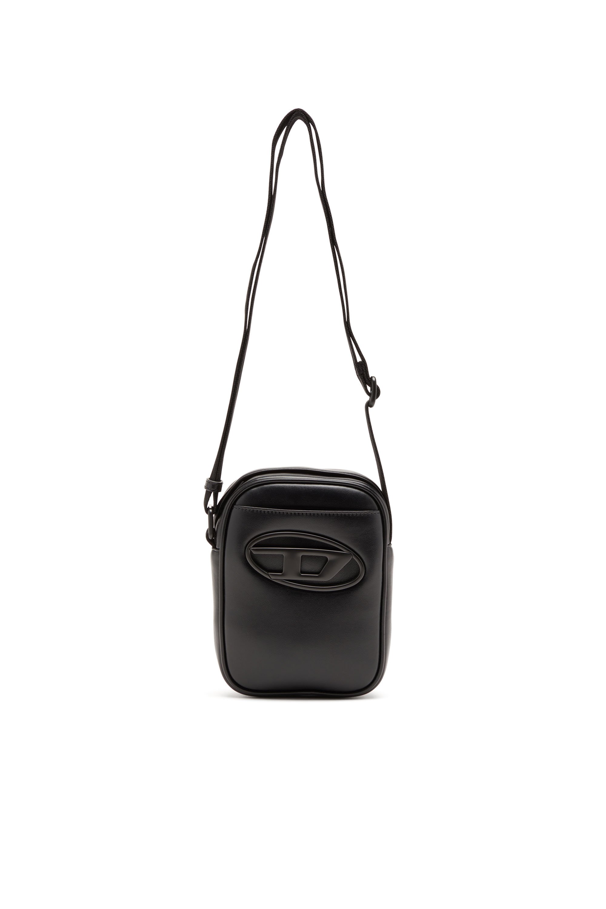 Diesel - HOLI-D CROSSBODY, Holi-D-Bandolera de poliuretano y neopreno Hombre in Negro - 1