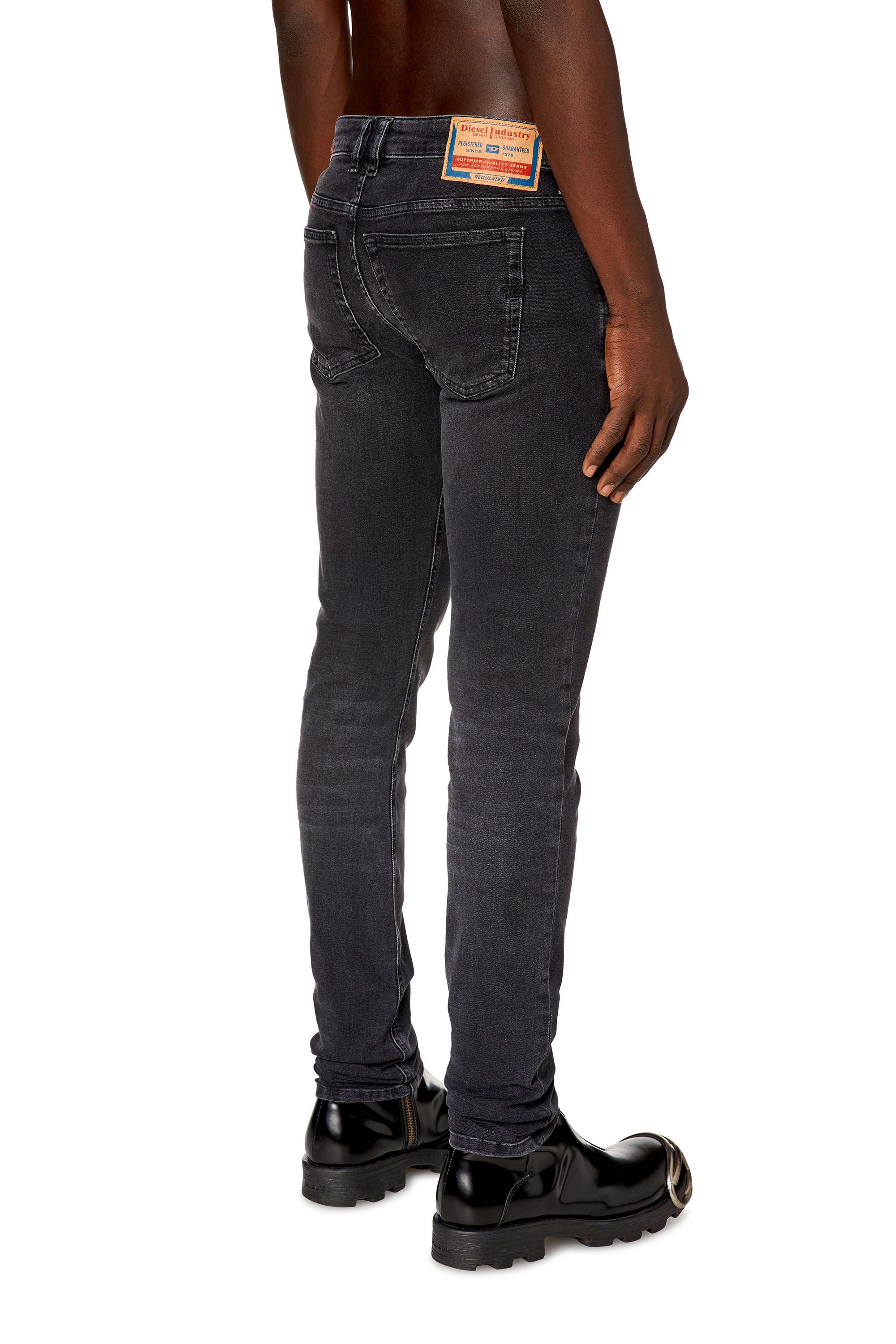 Diesel - Man's Skinny Jeans 1979 Sleenker 0PFAS, Black/Dark grey - 4