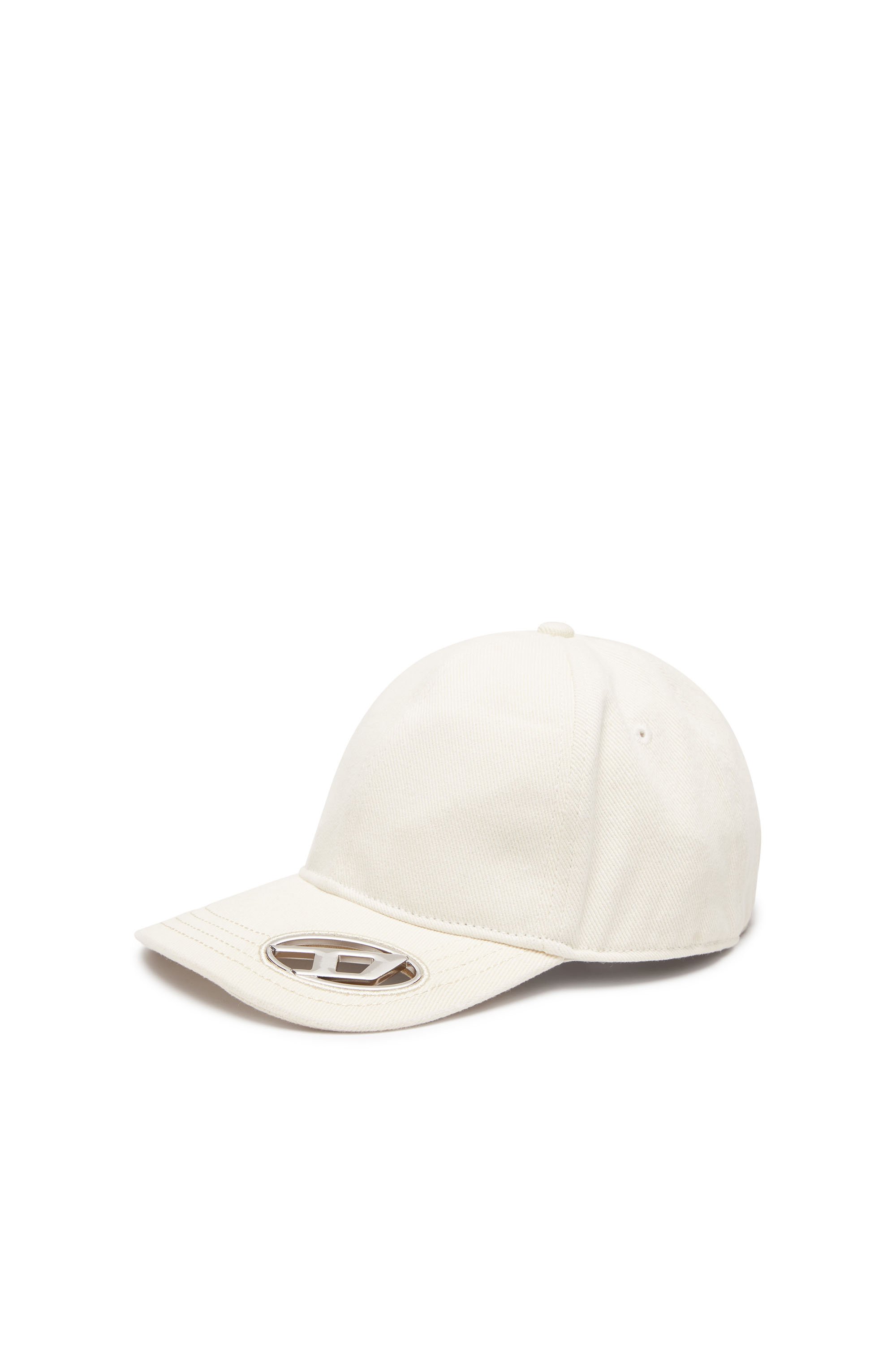 Diesel - C-PLAK, Gorra de béisbol con placa oval D Hombre in Blanco - 1