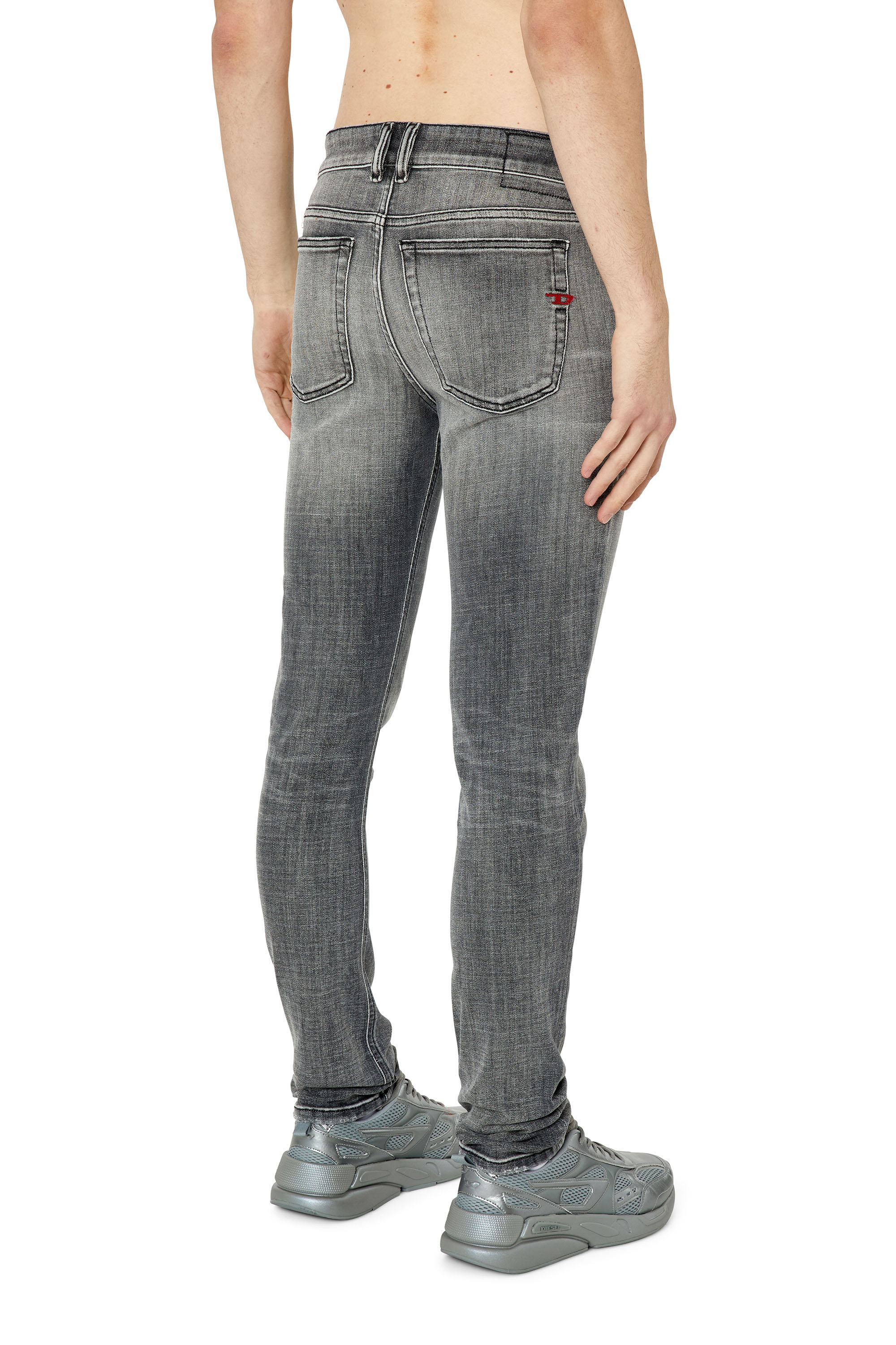 Diesel - Man's Skinny Jeans 1979 Sleenker 09E71, Black/Dark grey - 4