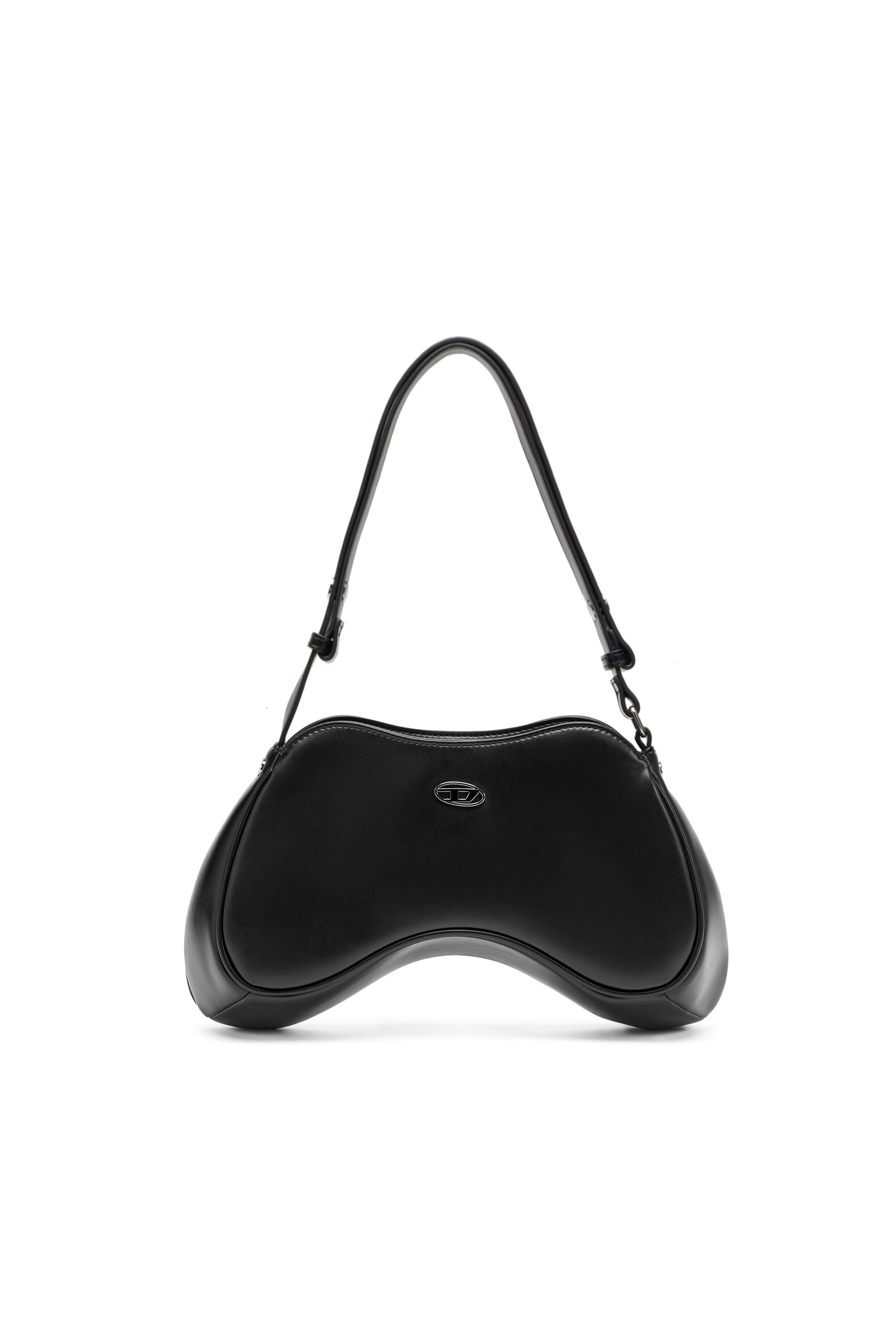 Diesel - PLAY SHOULDER, Woman's Play-Shoulder bag in PU in Black - 1