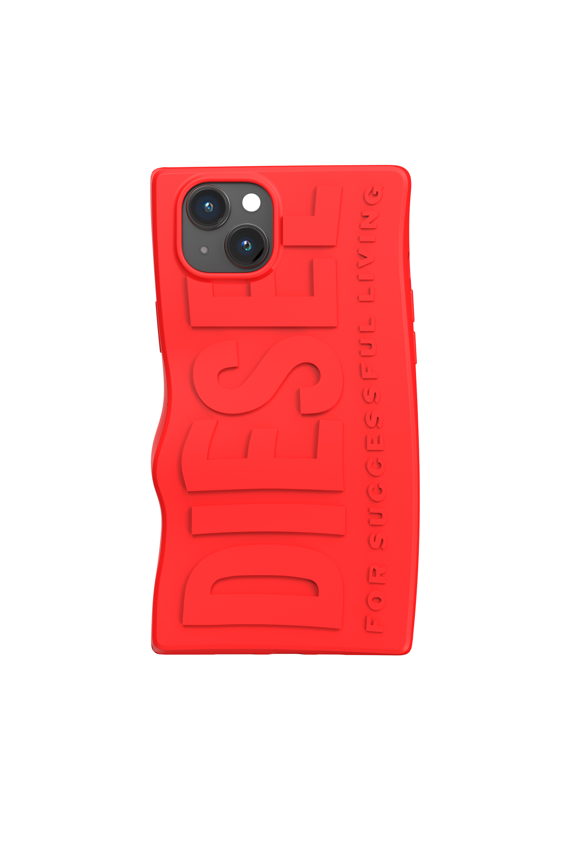 Diesel - 54118 MOULDED CASE, Funda D By iP15 Plus Unisex in Rojo - 2