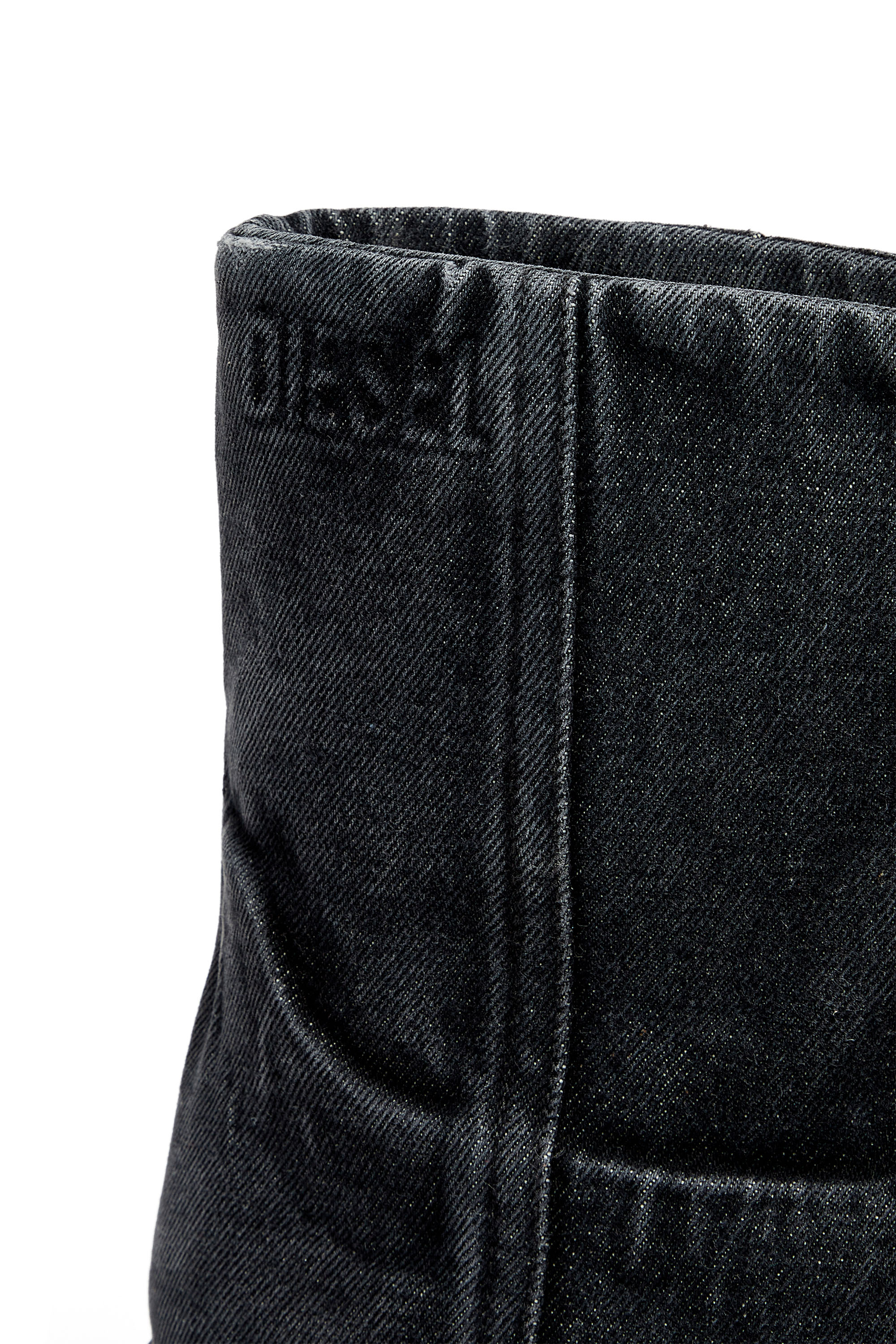 Diesel - D-HAMMER CH MD, Unisex's D-Hammer-Chelsea boots in washed denim in Black - 5