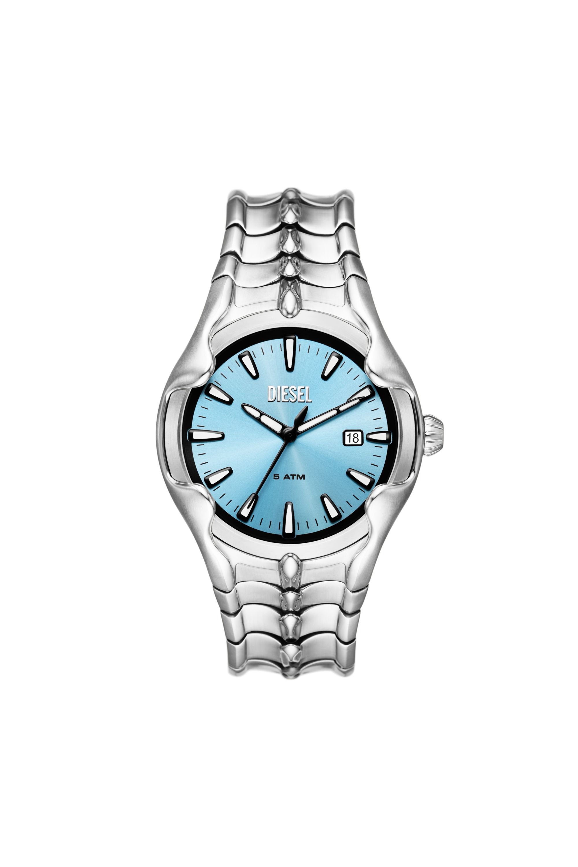 Diesel - DZ2200, Reloj Vert de acero inoxidable Hombre in Plateado - 1