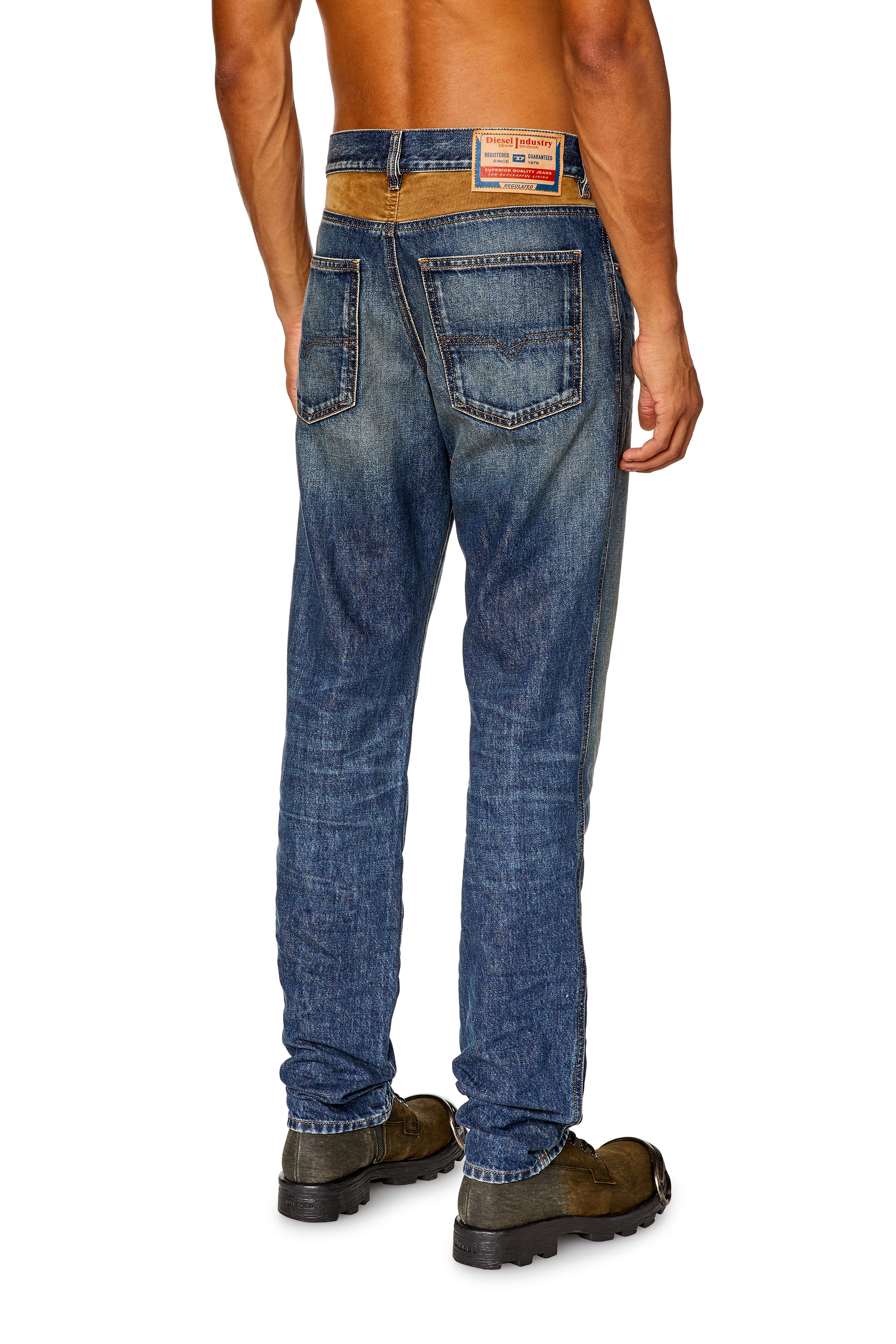 Diesel - Man's Slim Jeans 1995 D-Sark 09I36, Dark Blue - 3