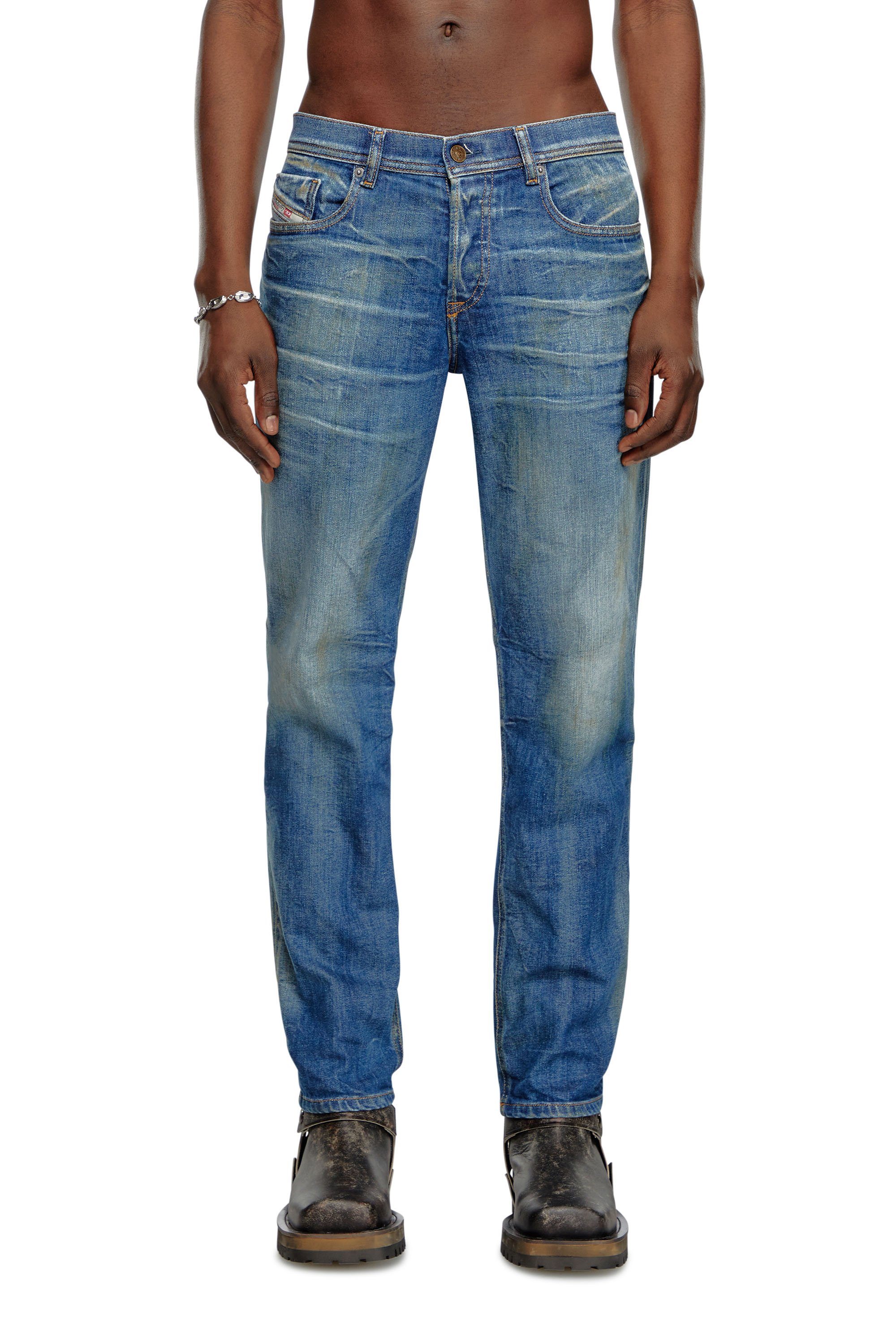 Diesel - Regular Jeans 2023 D-Finitive 09J66 Hombre, Azul medio - 1