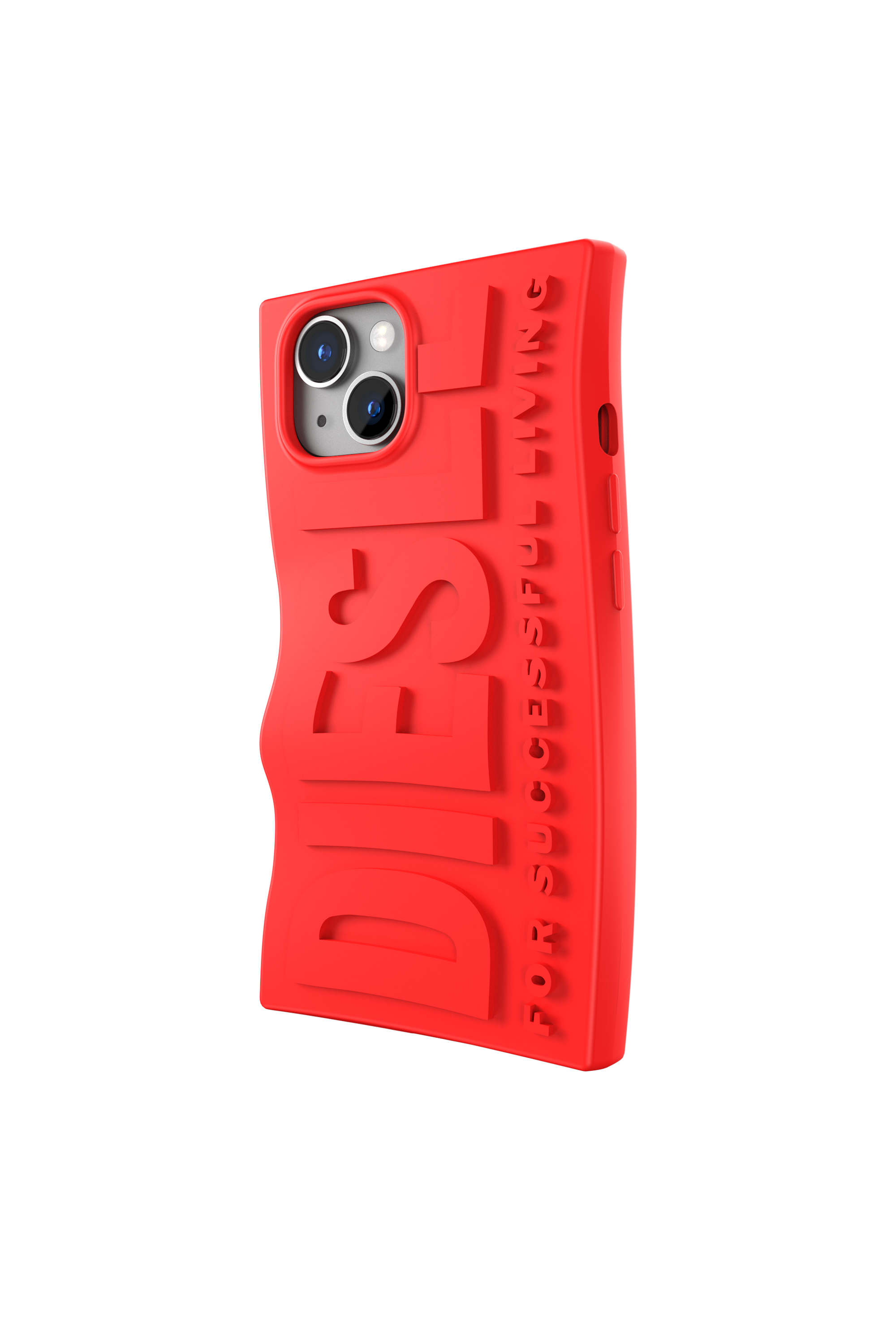 Diesel - 54115 MOULDED CASE, Funda D By iPhone 13/iPhone 14 Unisex in Rojo - 4