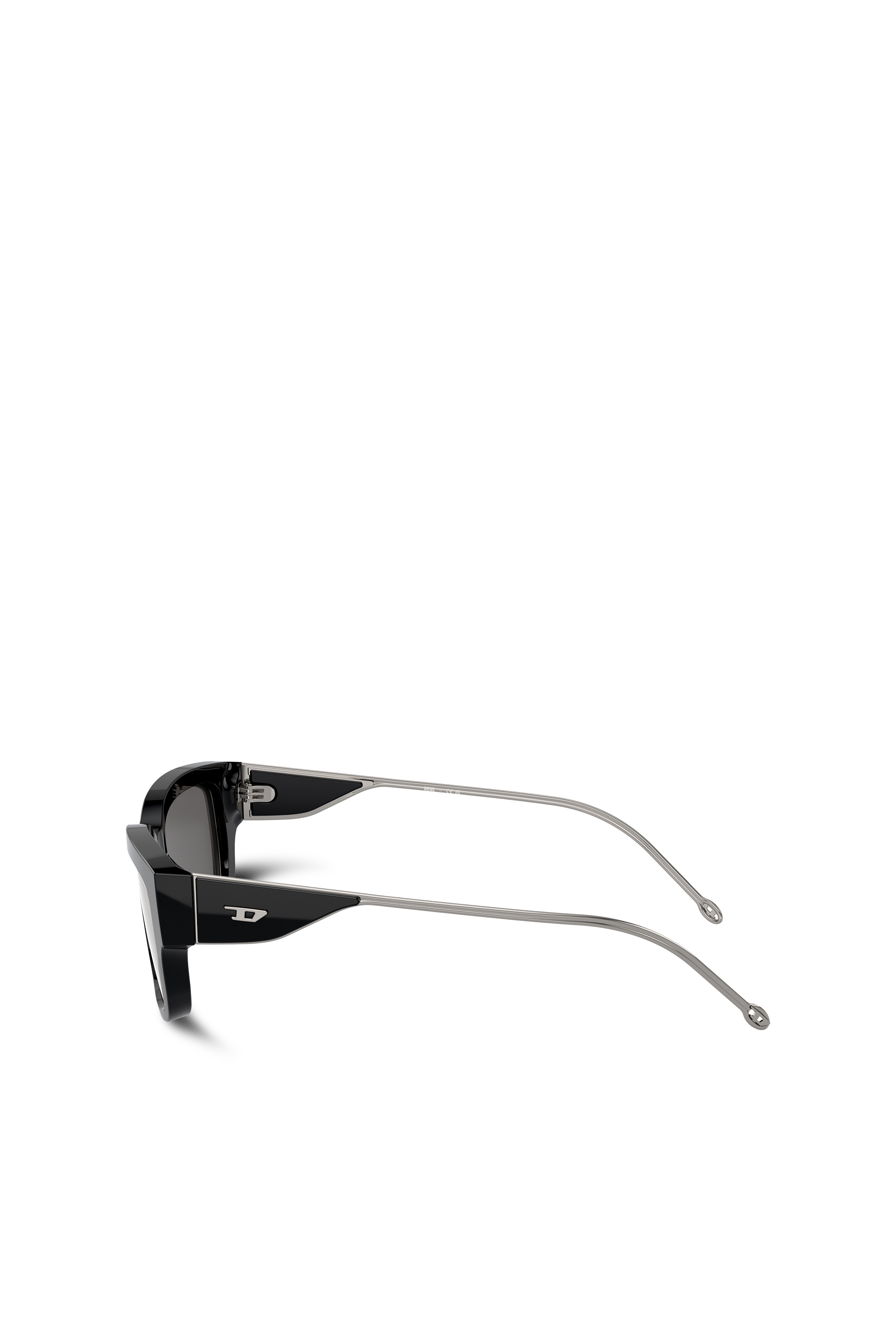 Diesel - 0DL2002, Unisex's Everyday style sunglasses in Black/Flash mirror - 2