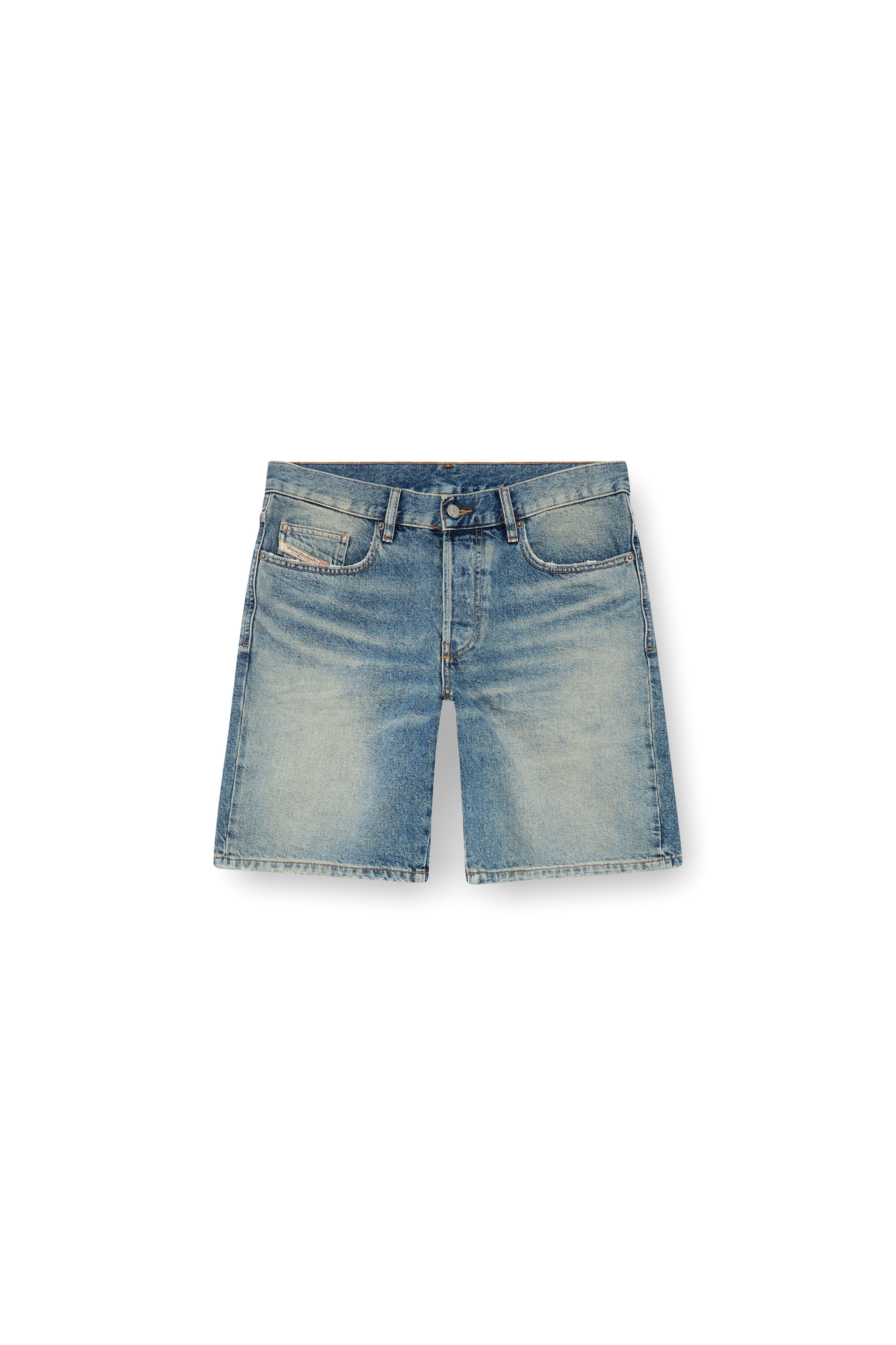 Diesel - REGULAR-SHORT, Pantalones cortos en denim Hombre in Azul marino - 5